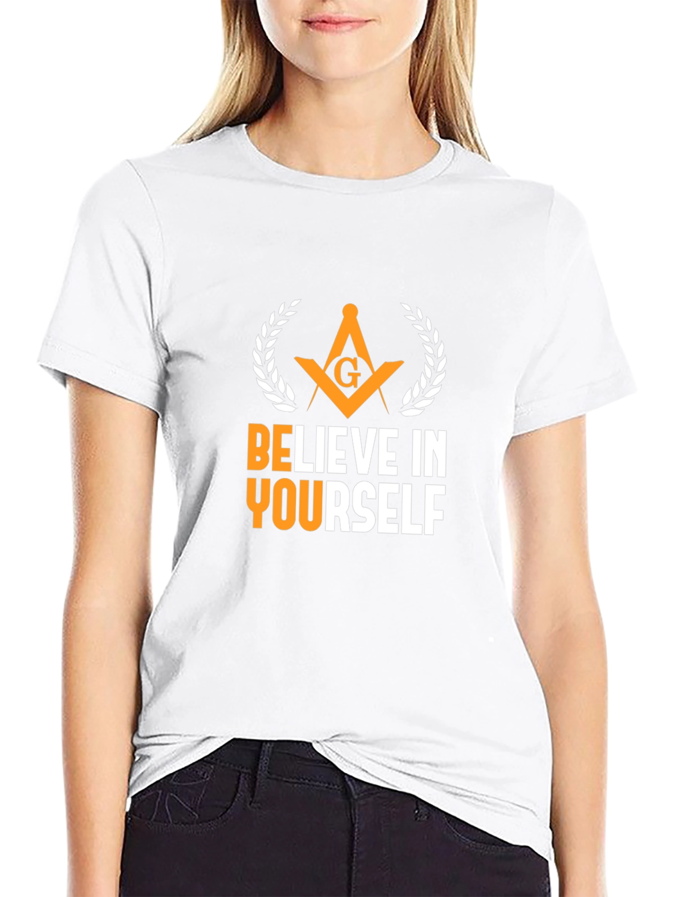 Believe In Yourself Graphic T-Shirt - Black