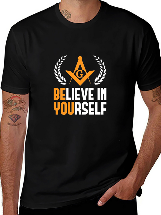 Believe In Yourself Graphic T-Shirt - Black