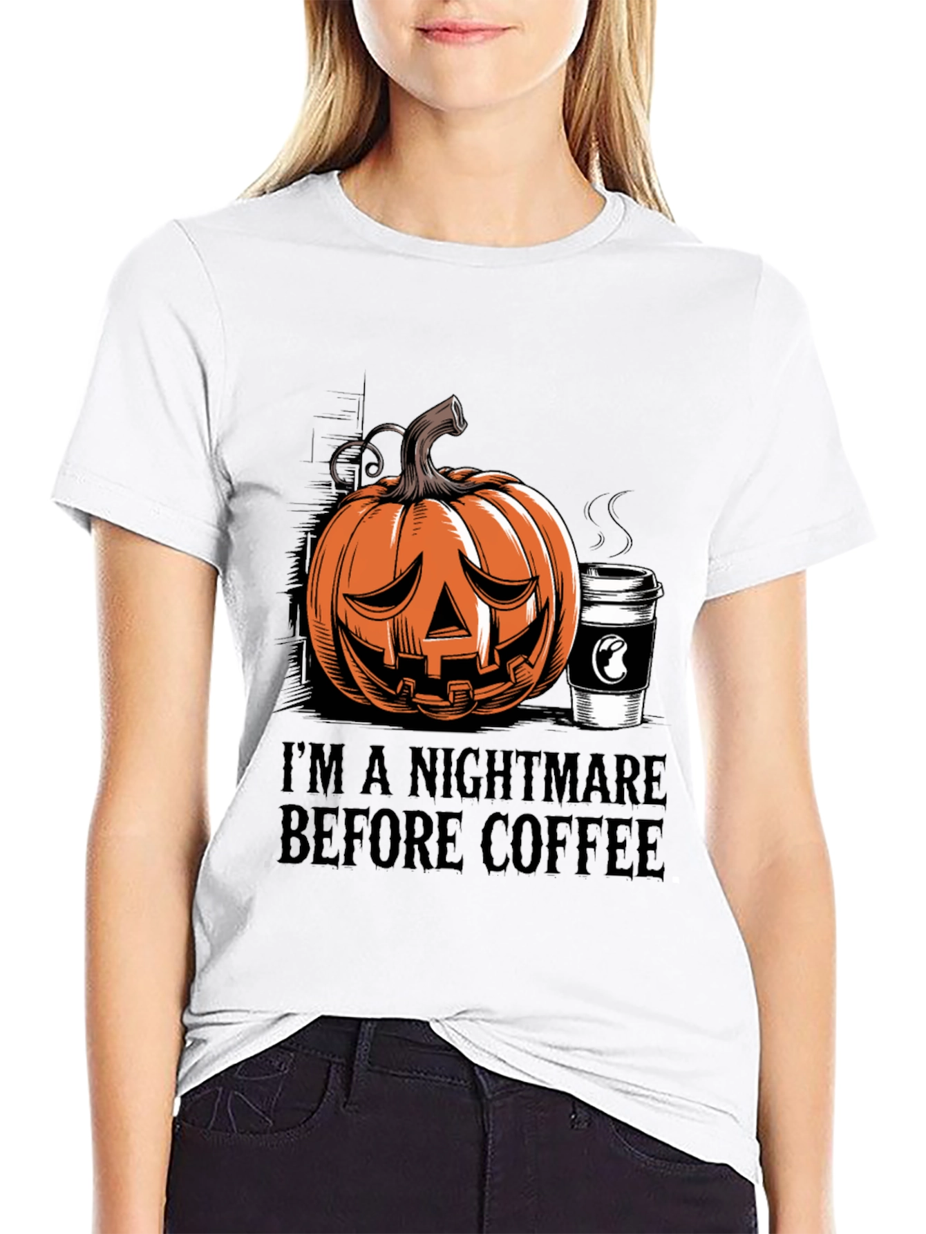 Nightmare Before Coffee Halloween T-Shirt