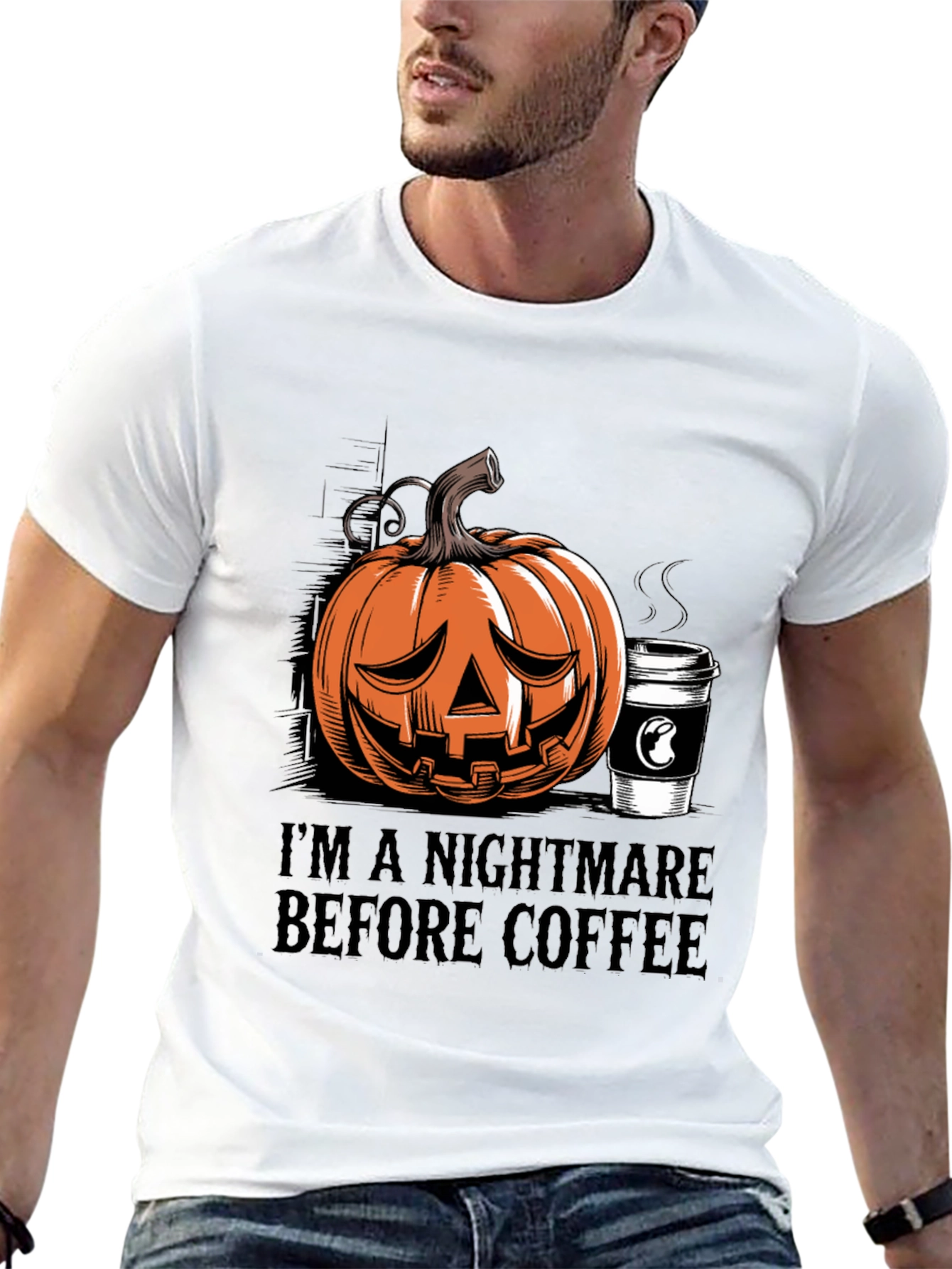 Nightmare Before Coffee Halloween T-Shirt