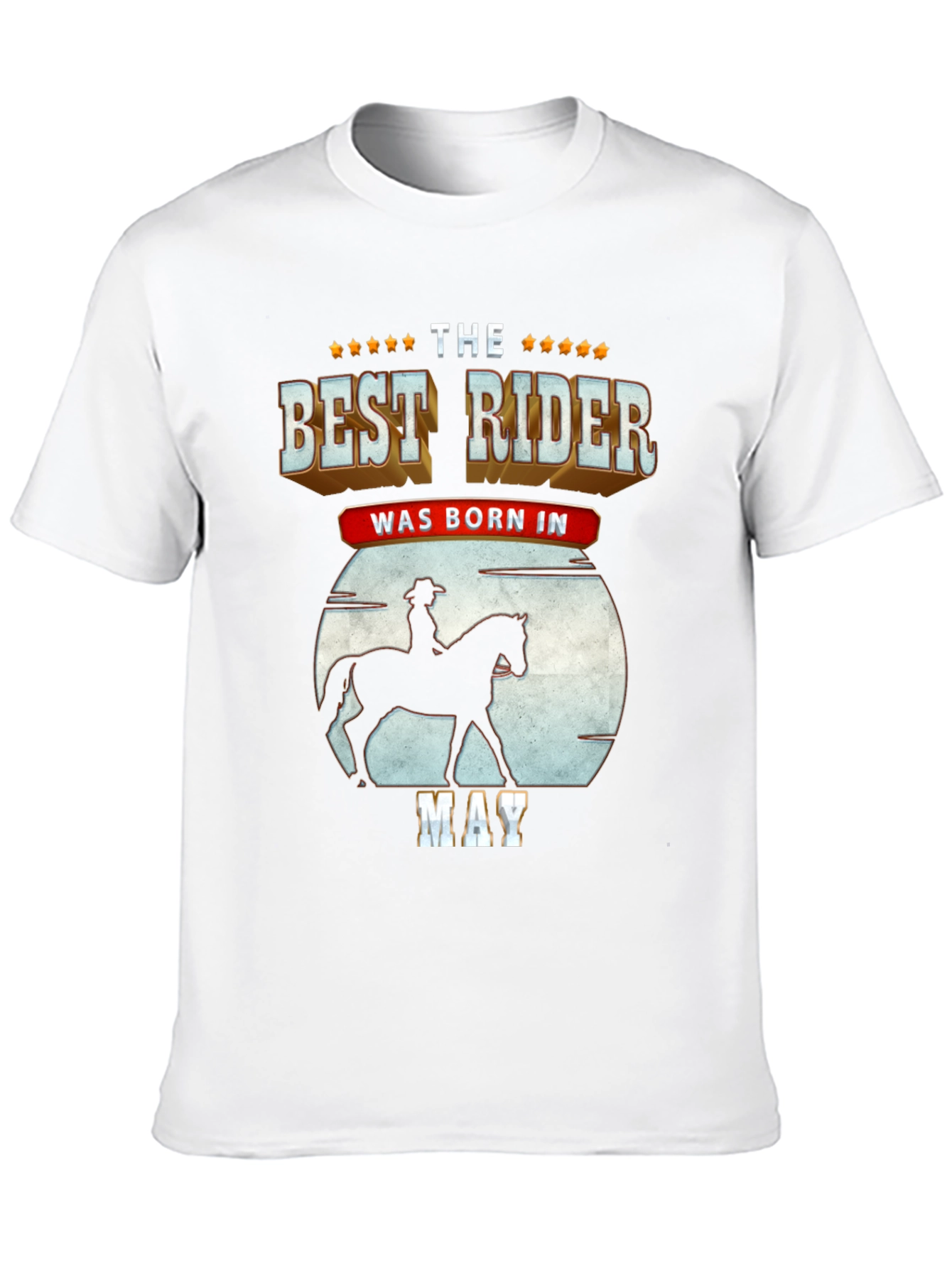 Best Rider Born In May T-Shirt