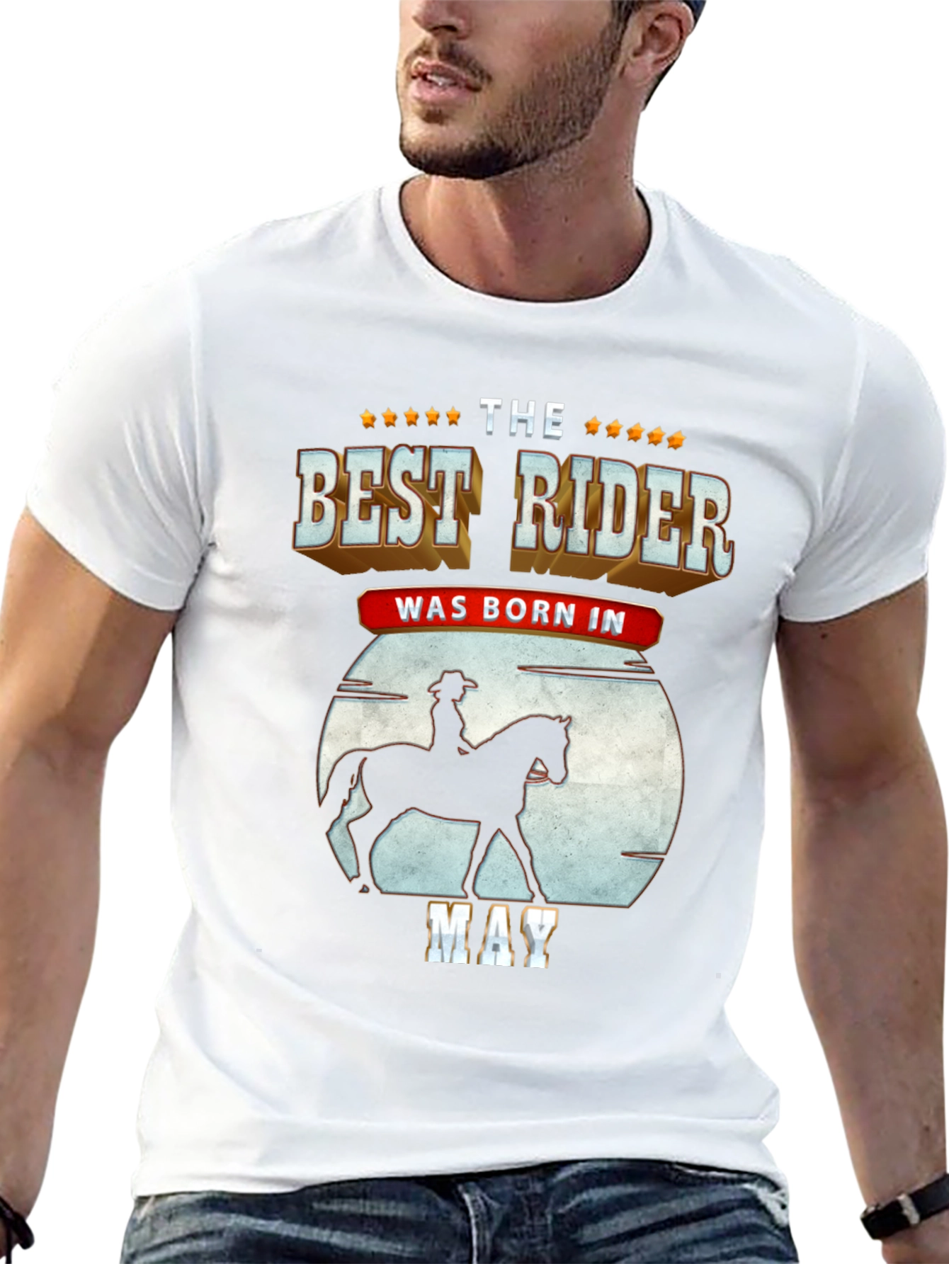 Best Rider Born In May T-Shirt