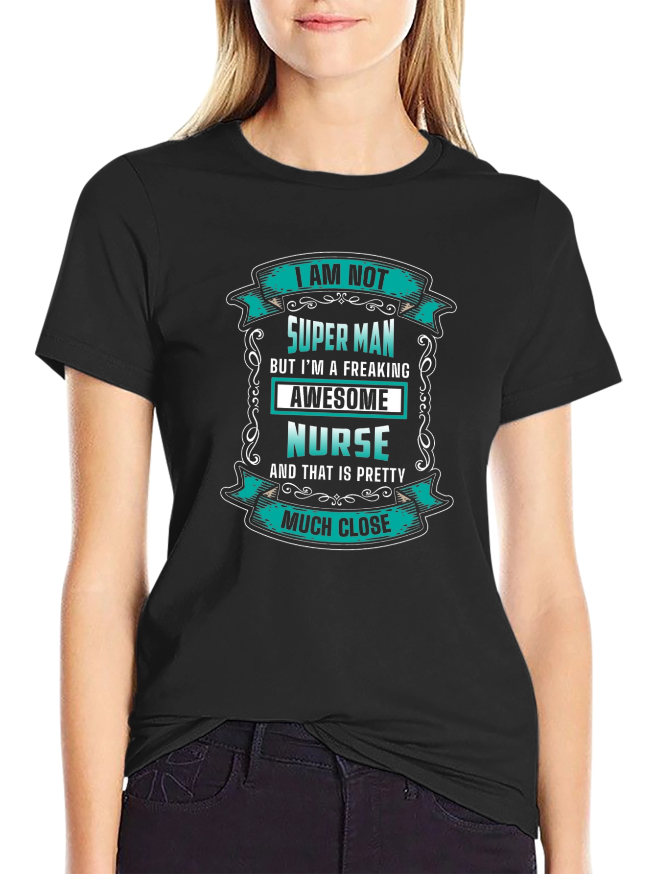 Awesome Nurse Graphic Tee - Novelty Unisex T-Shirt