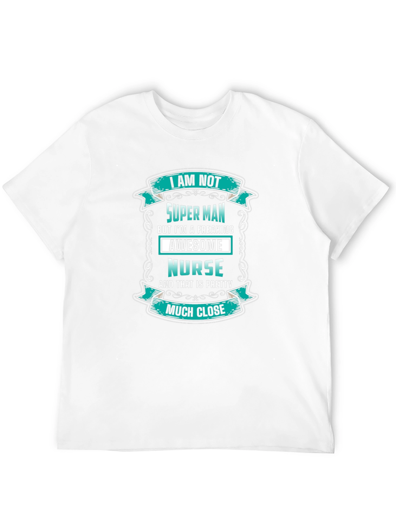 Awesome Nurse Graphic Tee - Novelty Unisex T-Shirt
