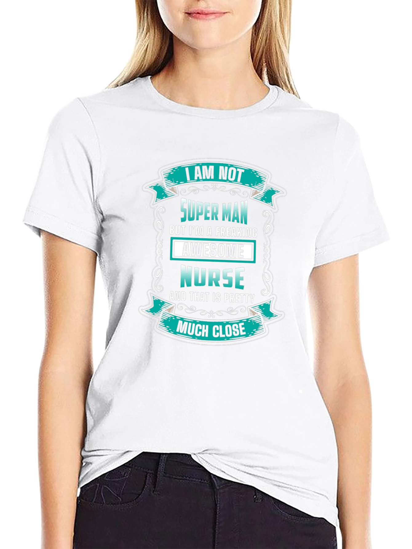 Awesome Nurse Graphic Tee - Novelty Unisex T-Shirt