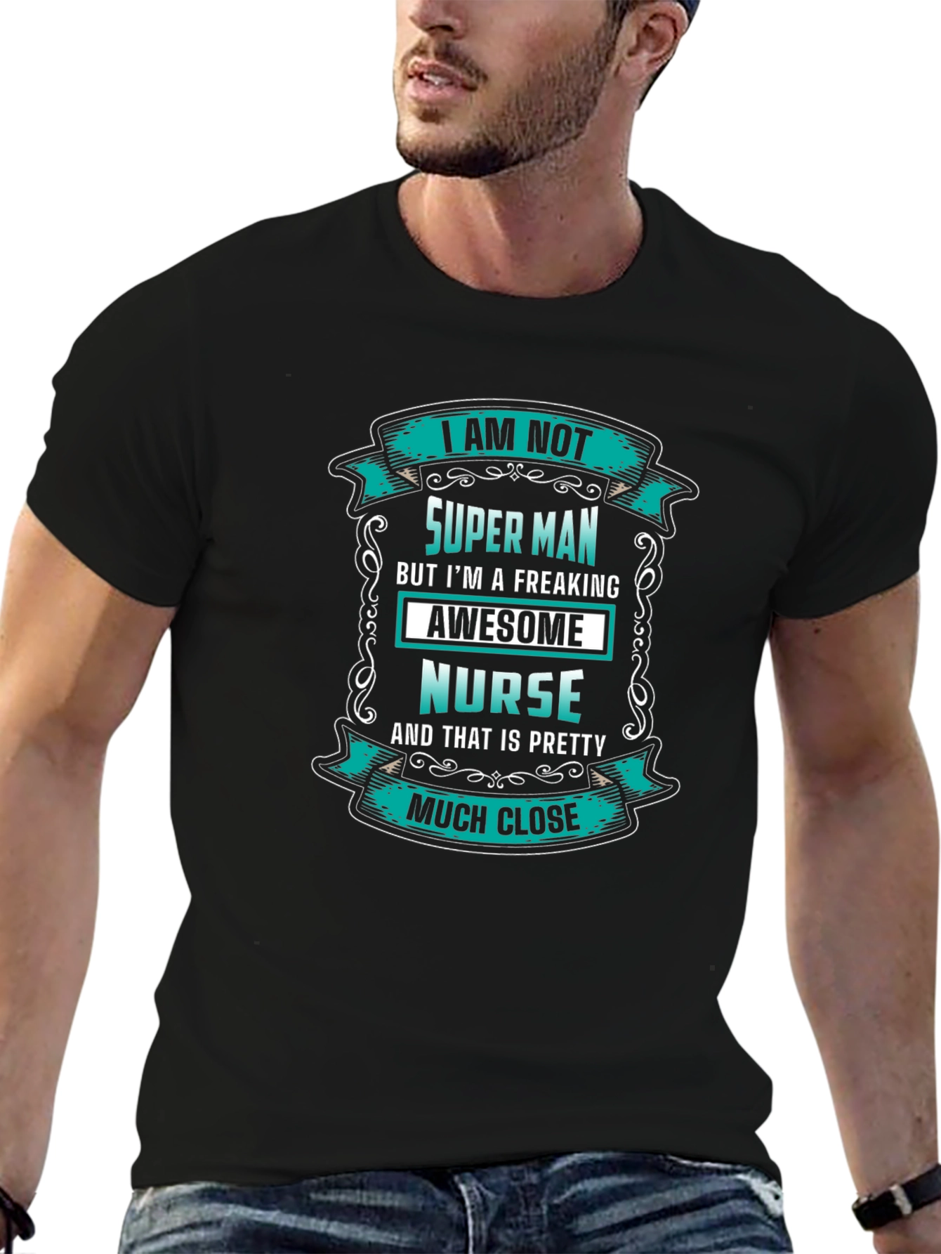 Awesome Nurse Graphic Tee - Novelty Unisex T-Shirt