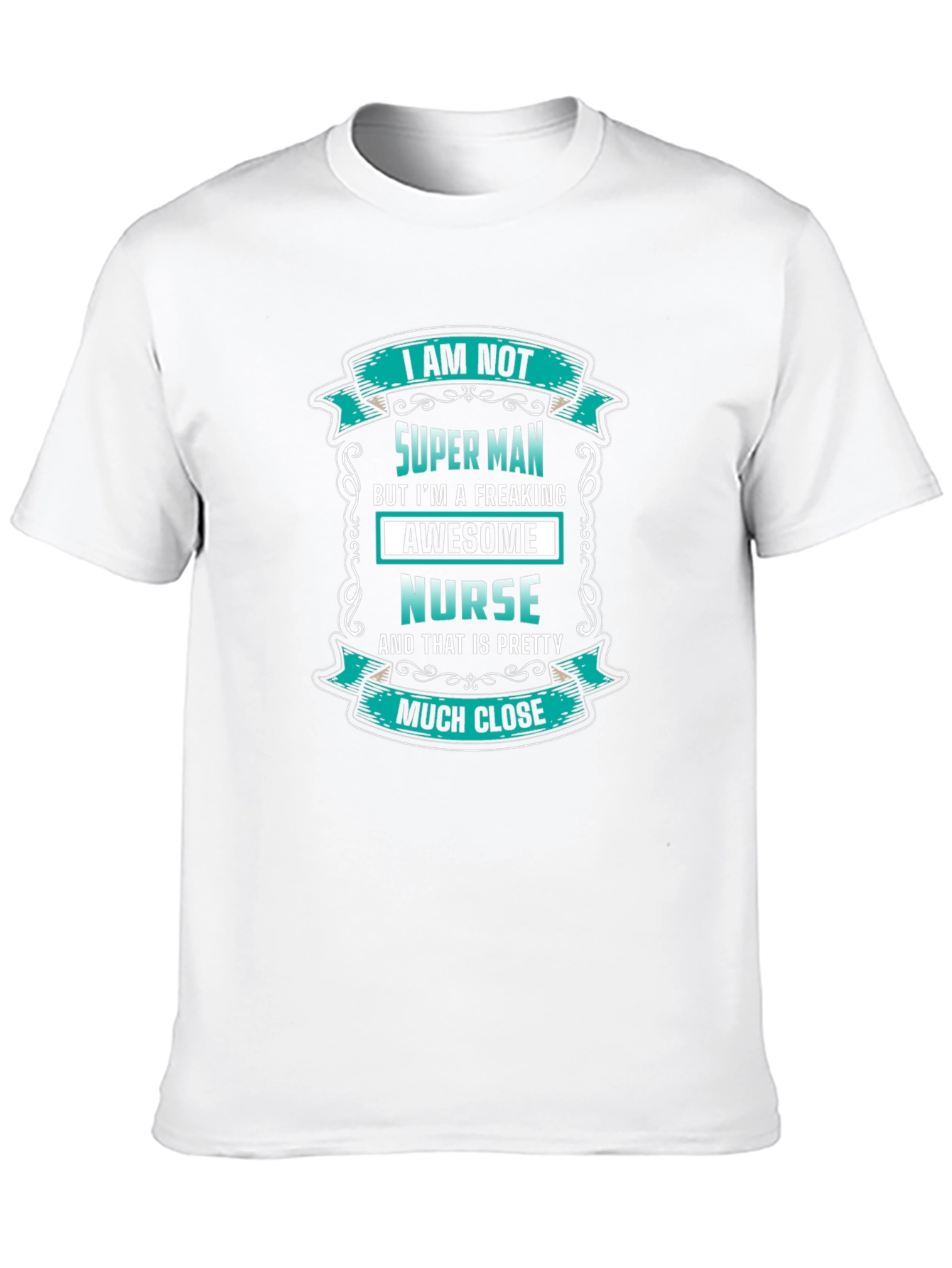 Awesome Nurse Graphic Tee - Novelty Unisex T-Shirt