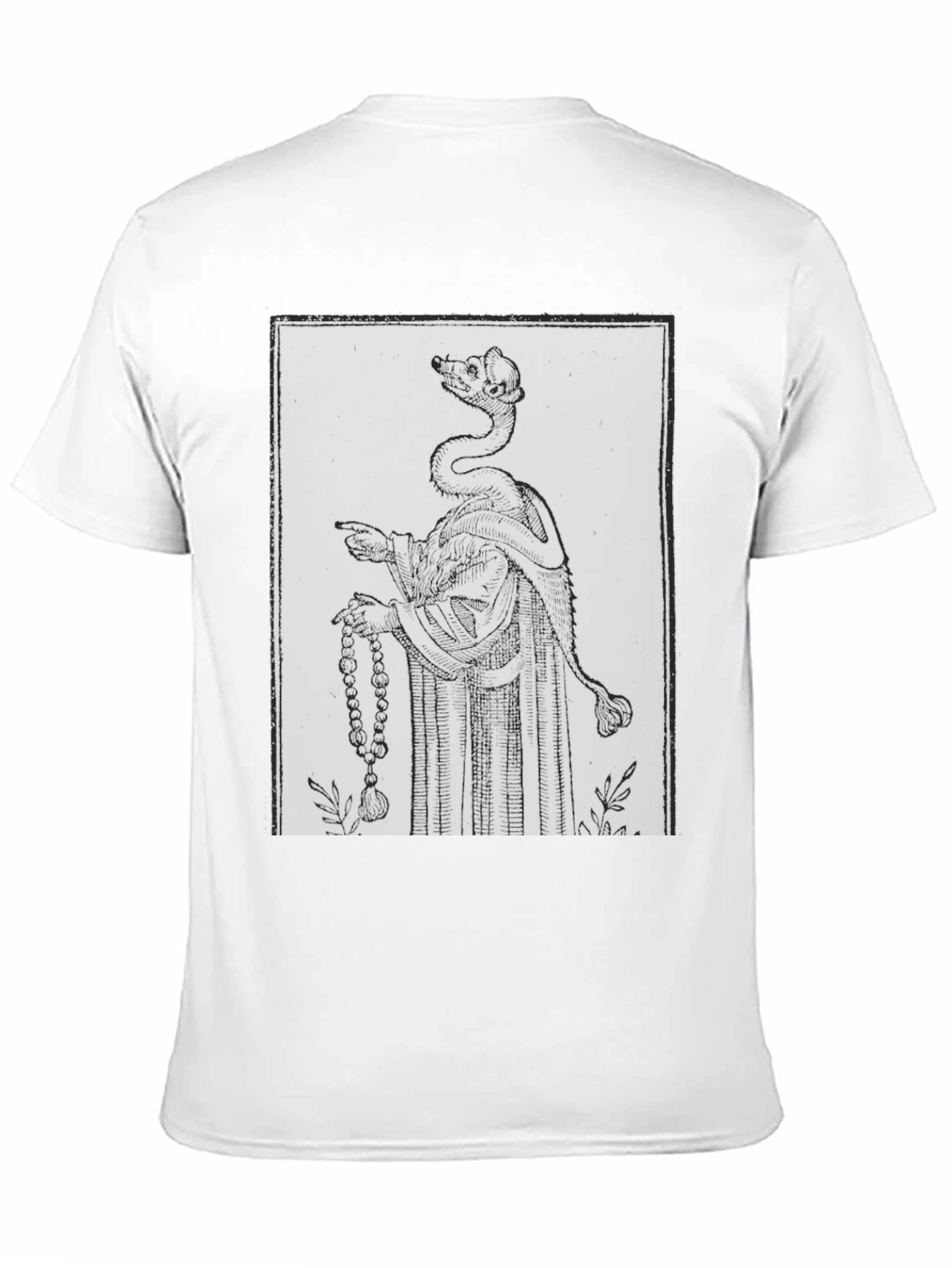 Black Graphic Tee - Serpent King Design