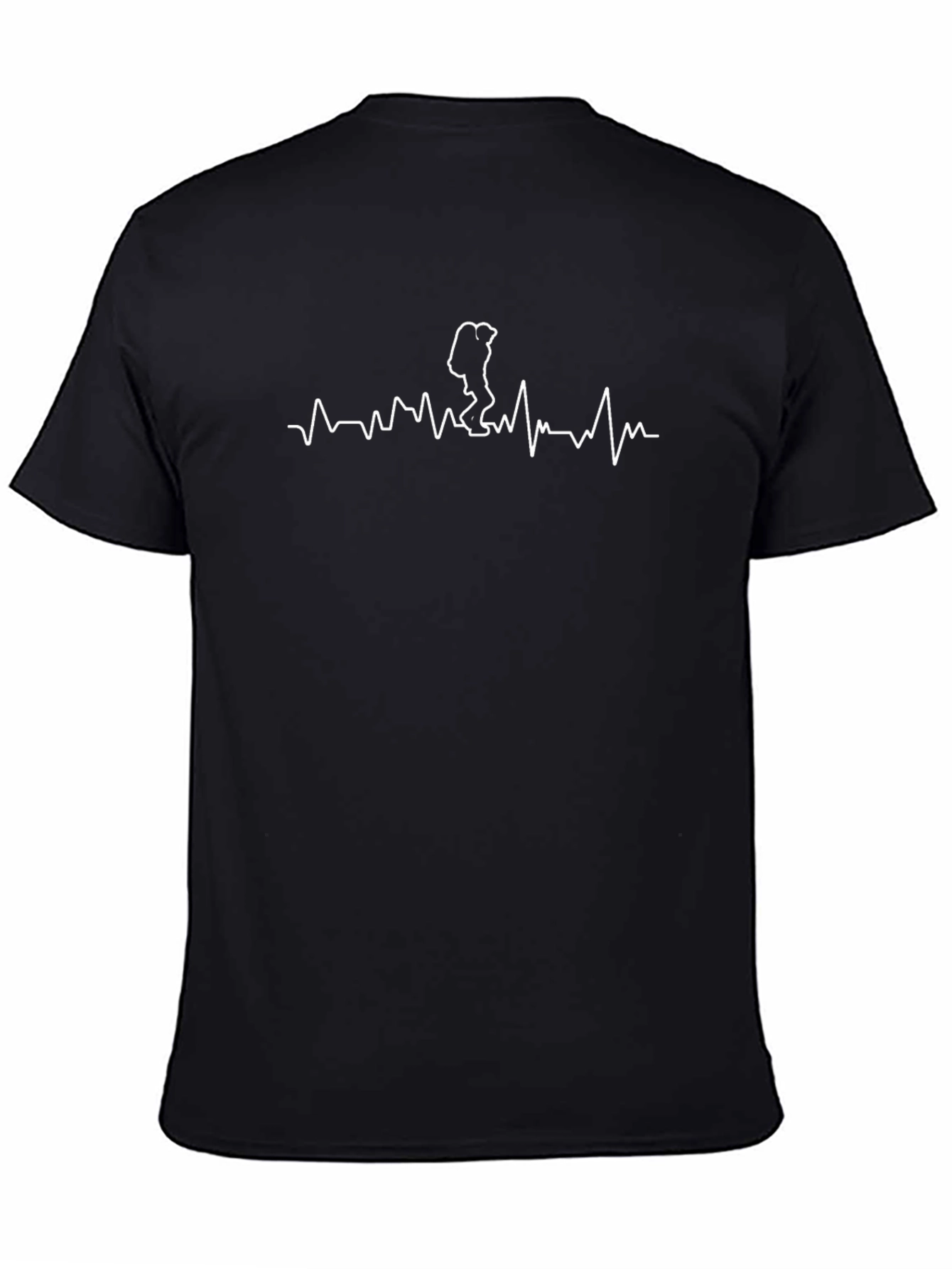 Hiking Heartbeat T-Shirt - Adventure Graphic Tee