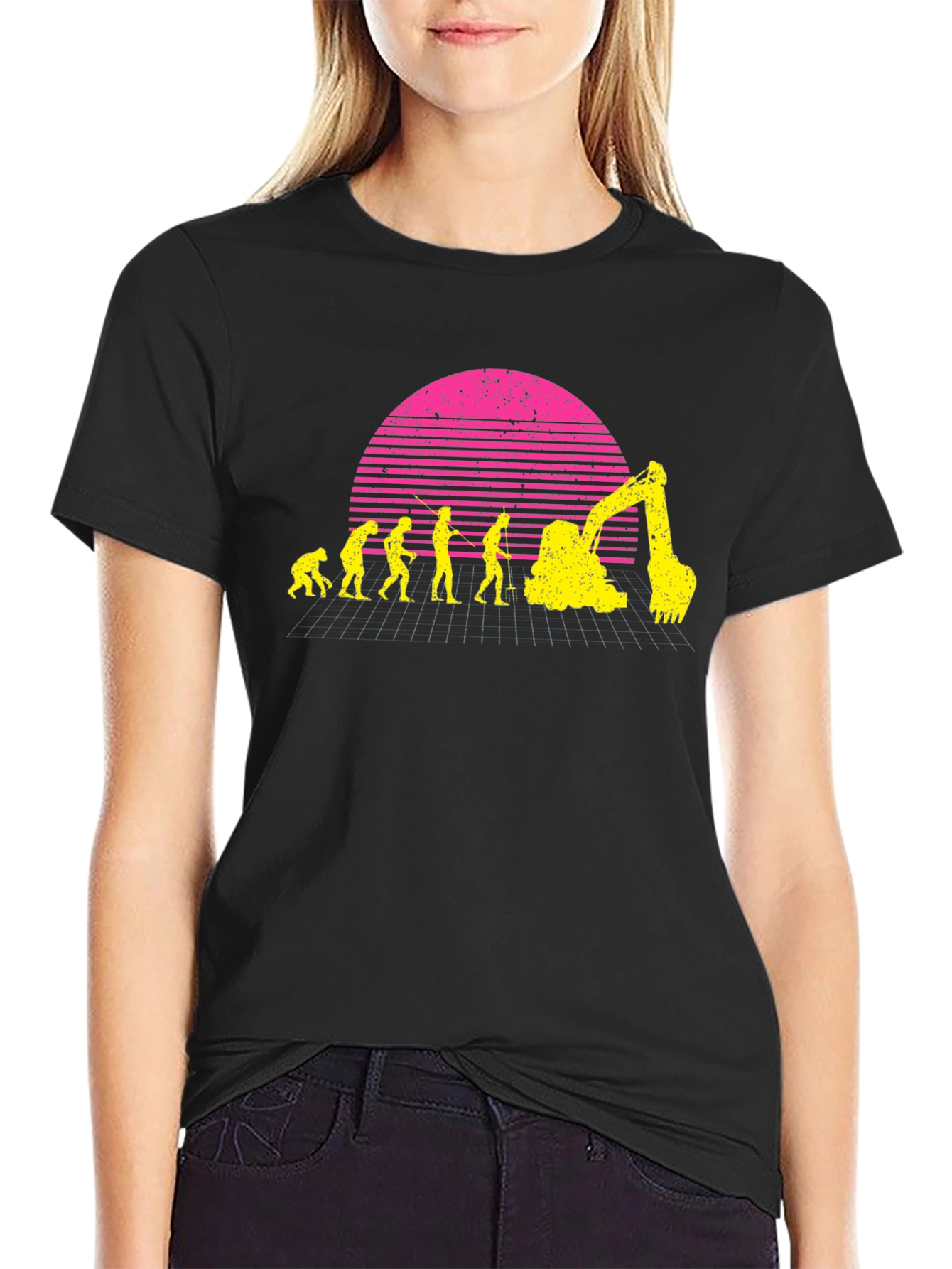 Construction Evolution T-Shirt - Black