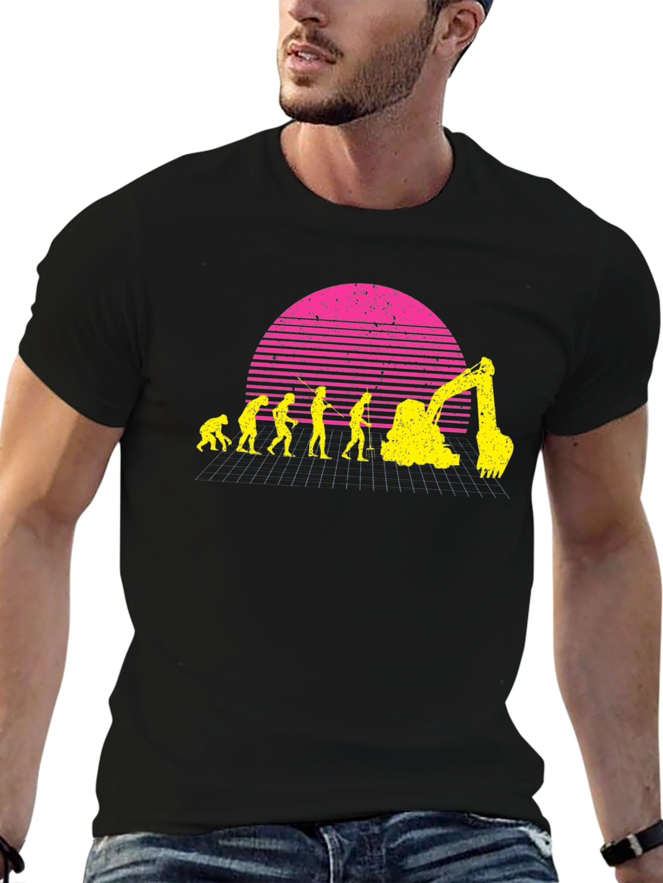 Construction Evolution T-Shirt - Black