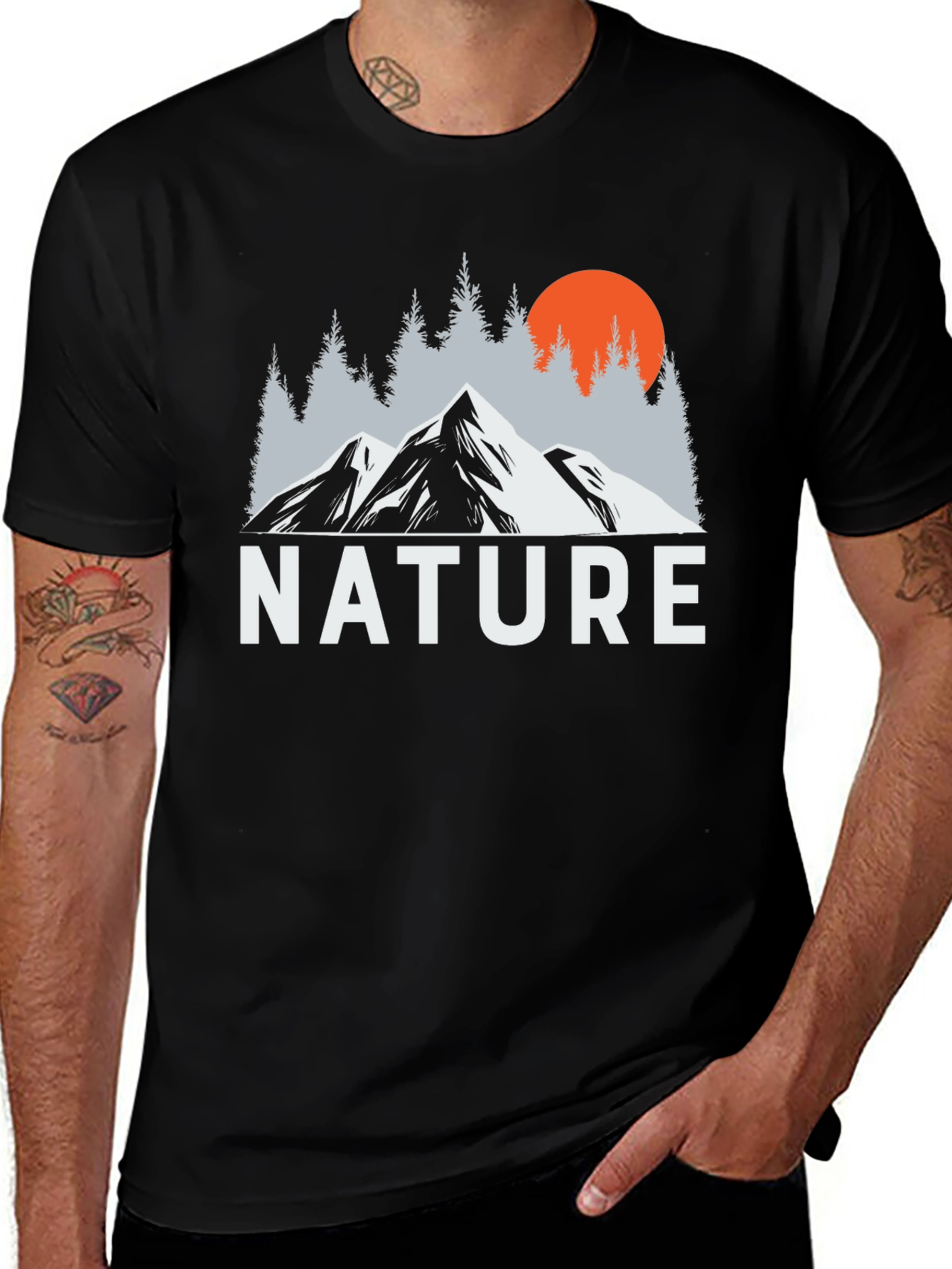 Nature Graphic Tee - Outdoor Adventure Shirt