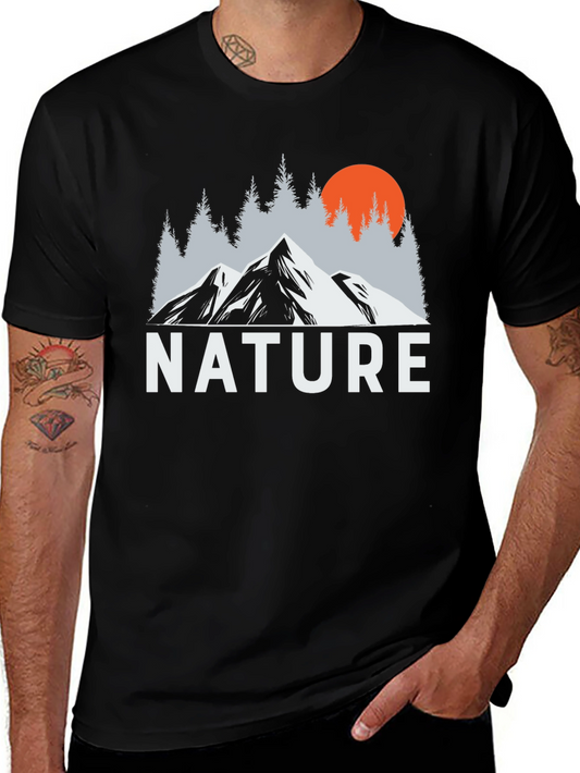 Nature Graphic Tee - Outdoor Adventure Shirt