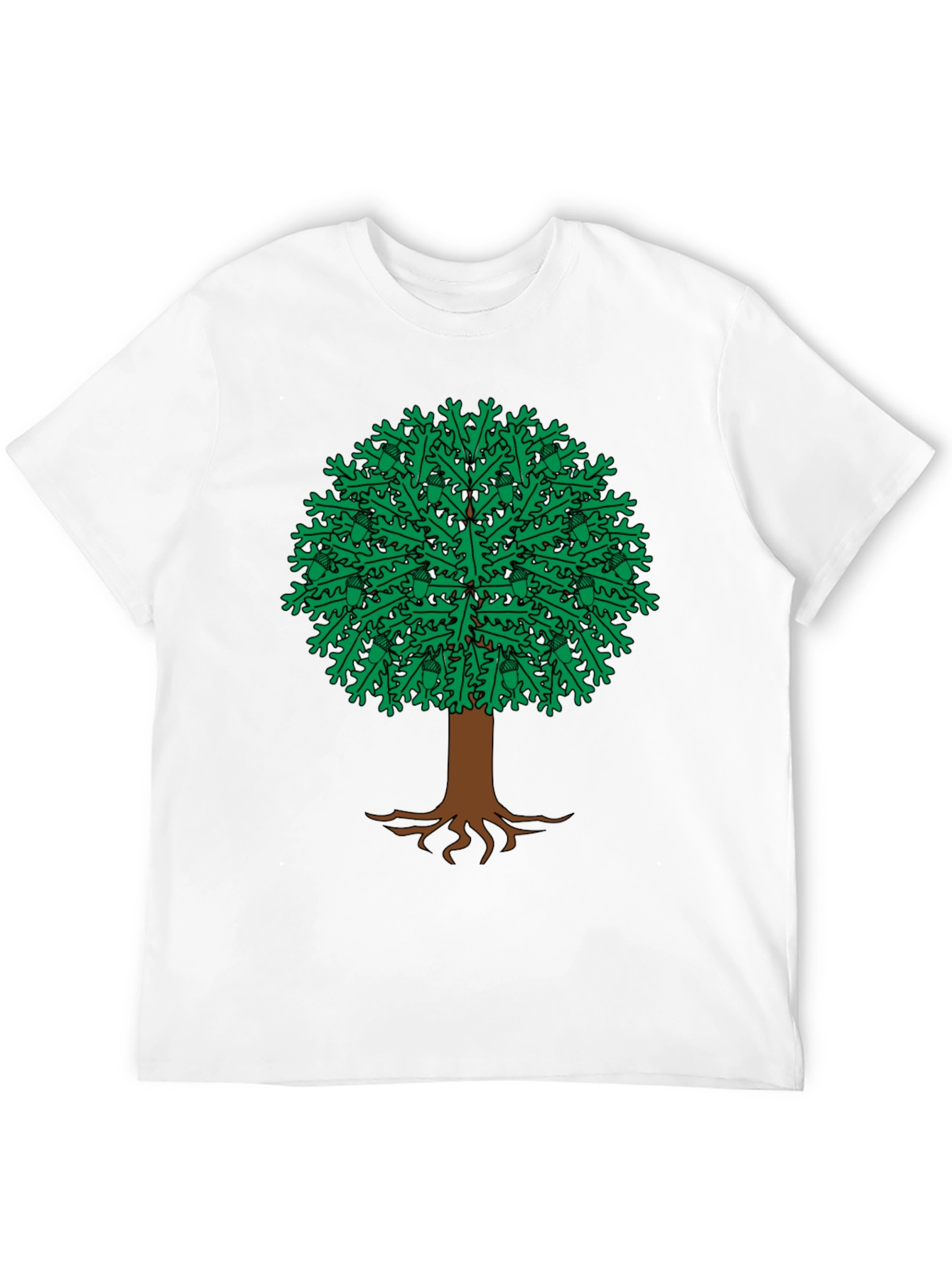 Oak Tree Graphic Tee - Nature Inspired Design