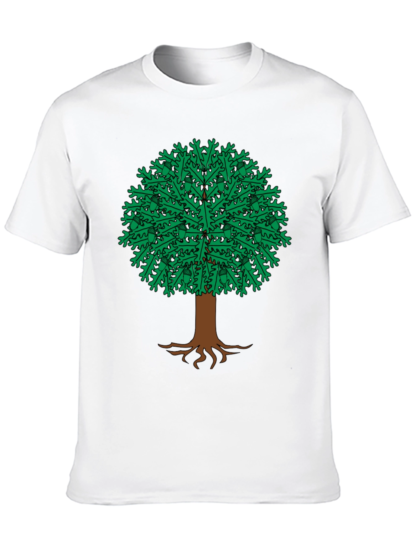 Oak Tree Graphic Tee - Nature Inspired Design
