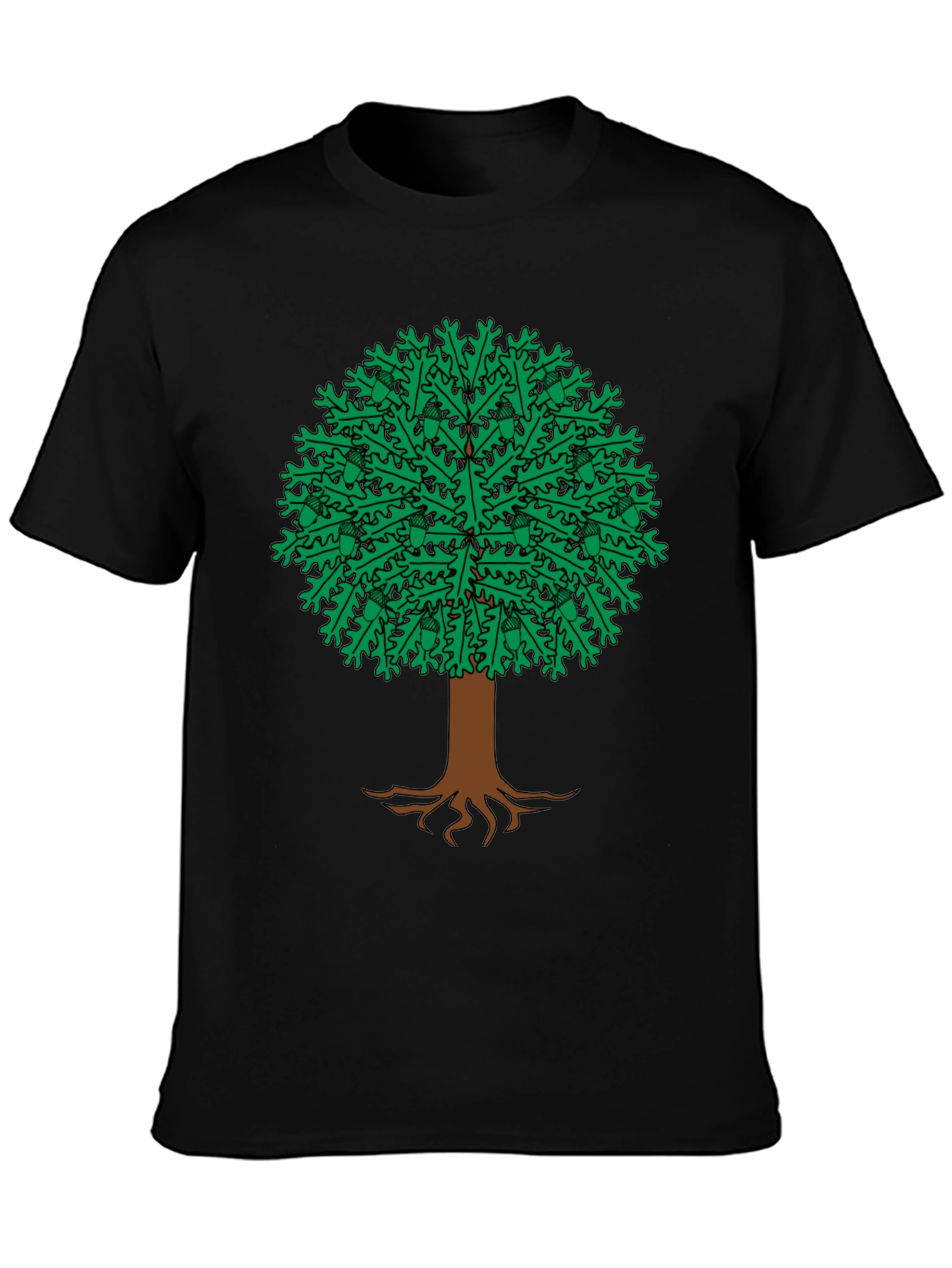 Oak Tree Graphic Tee - Nature Inspired Design