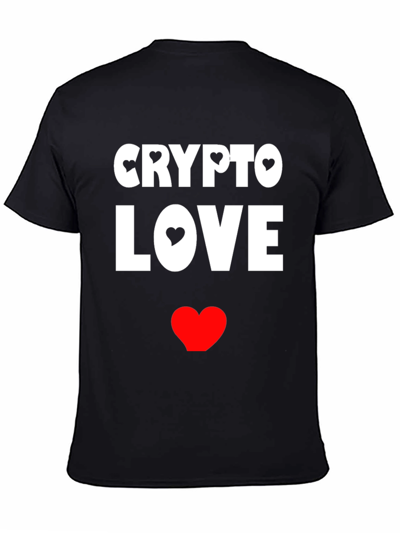 Crypto Love Black Graphic T-Shirt