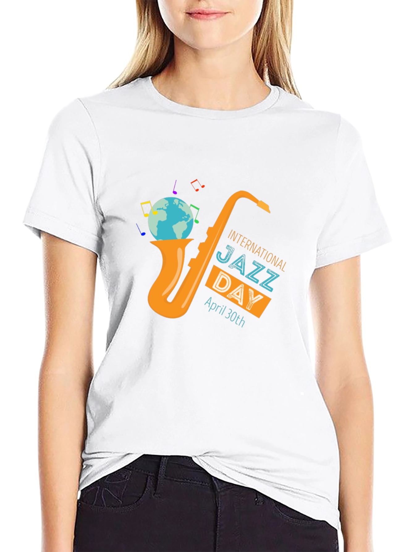 International Jazz Day Saxophone T-Shirt