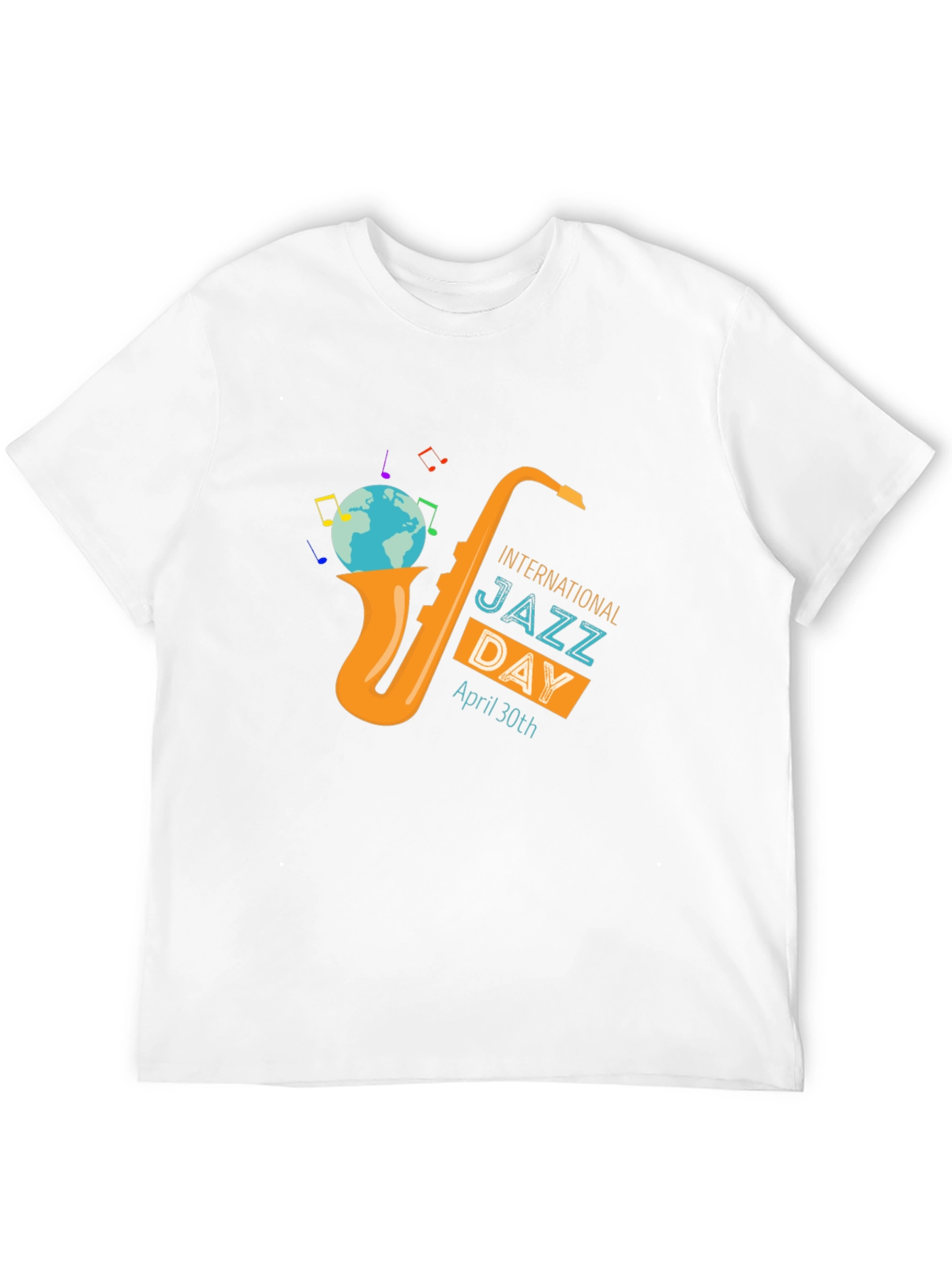 International Jazz Day Saxophone T-Shirt