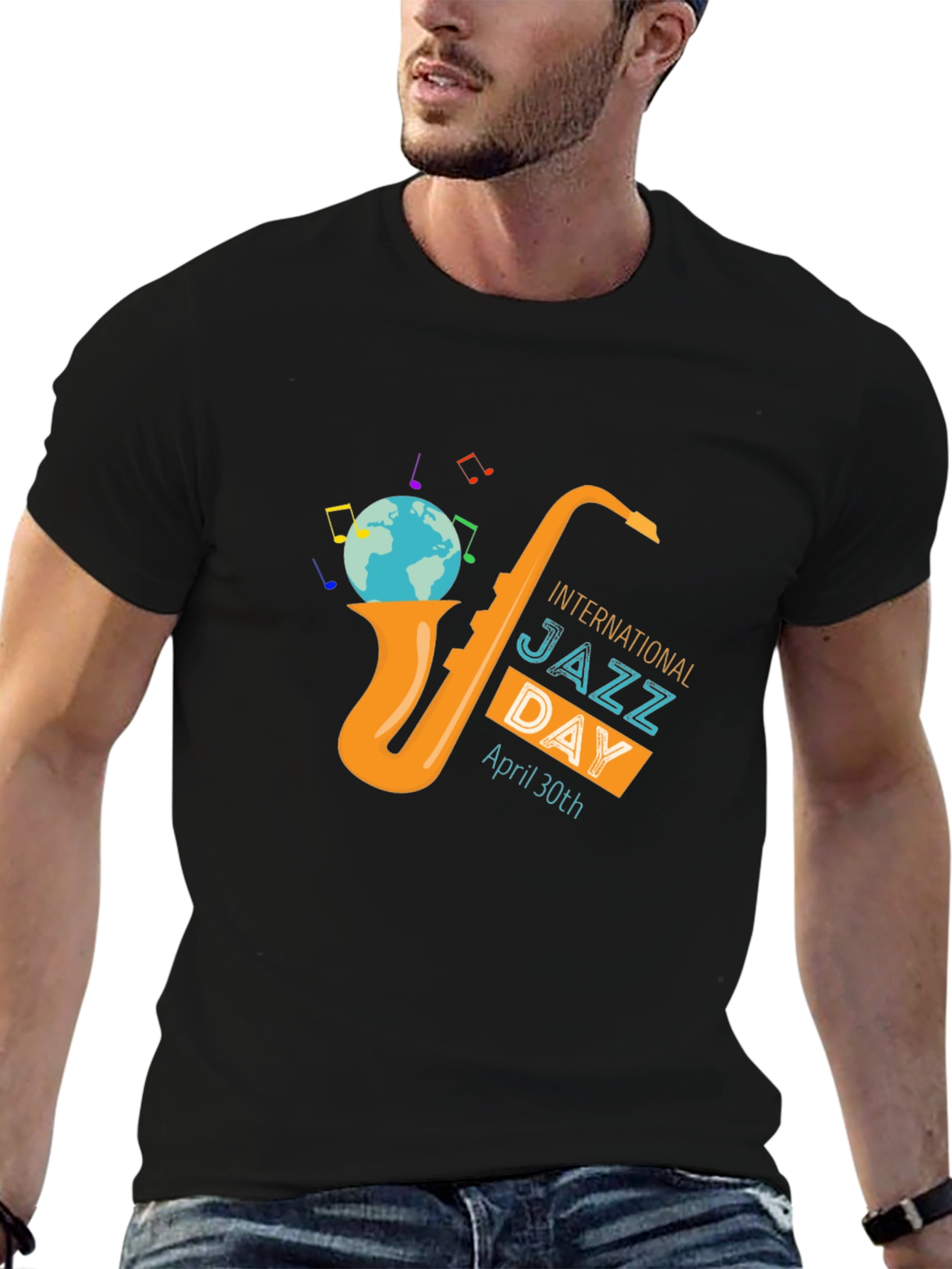 International Jazz Day Saxophone T-Shirt