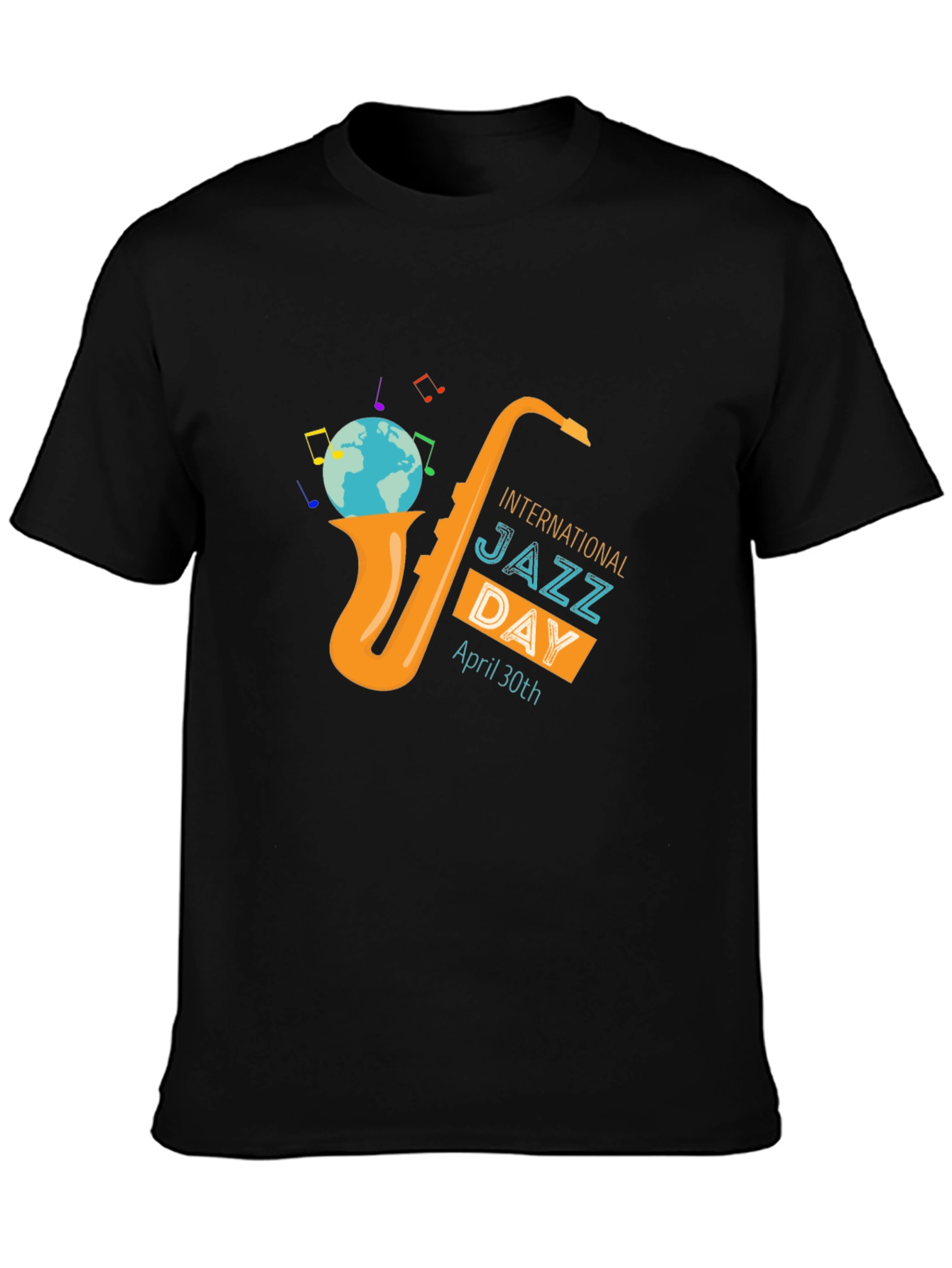 International Jazz Day Saxophone T-Shirt