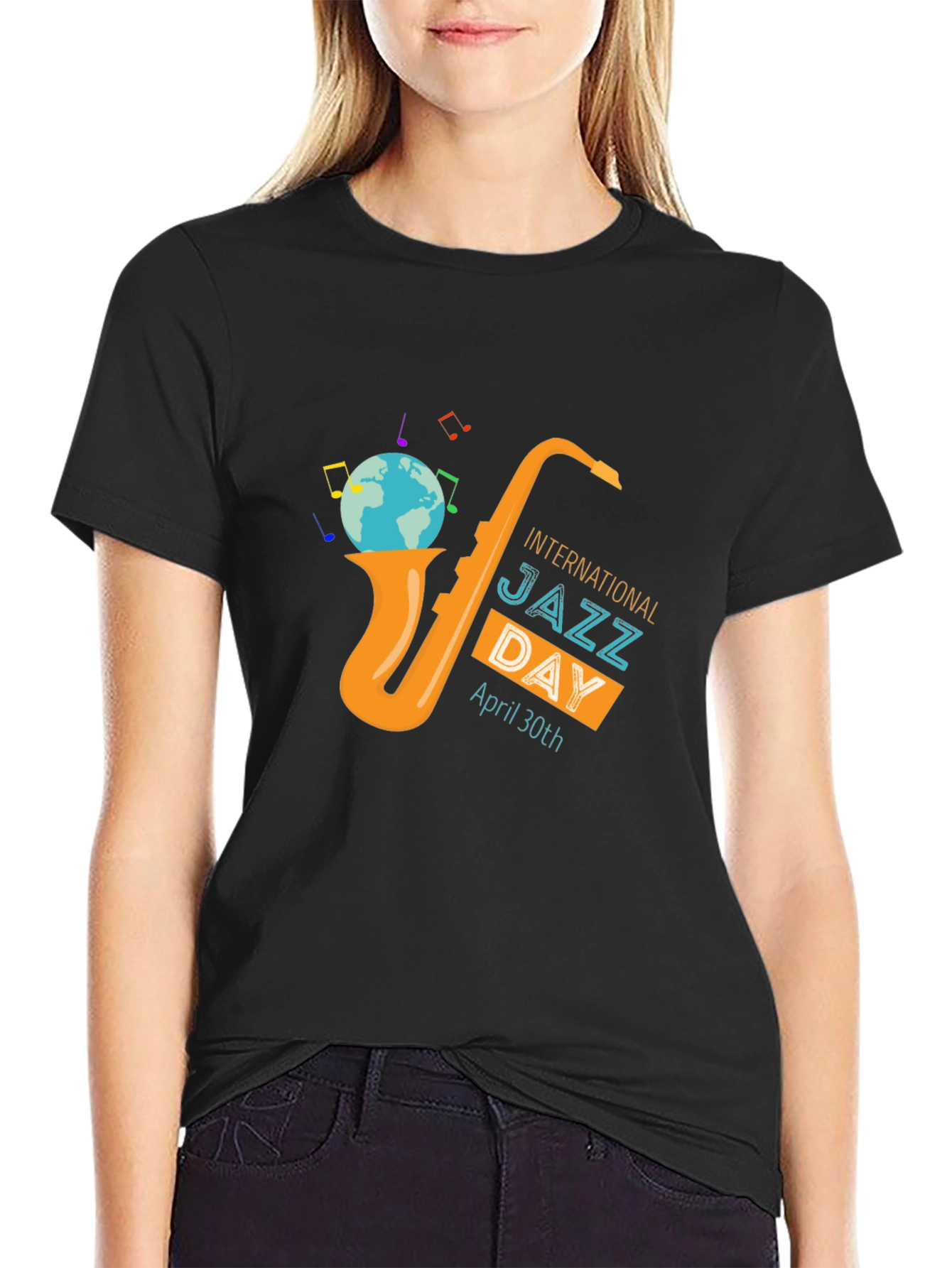 International Jazz Day Saxophone T-Shirt