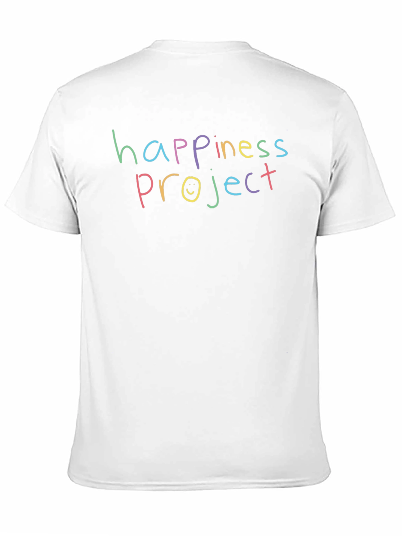 Happiness Project T-Shirt - Black Casual Tee