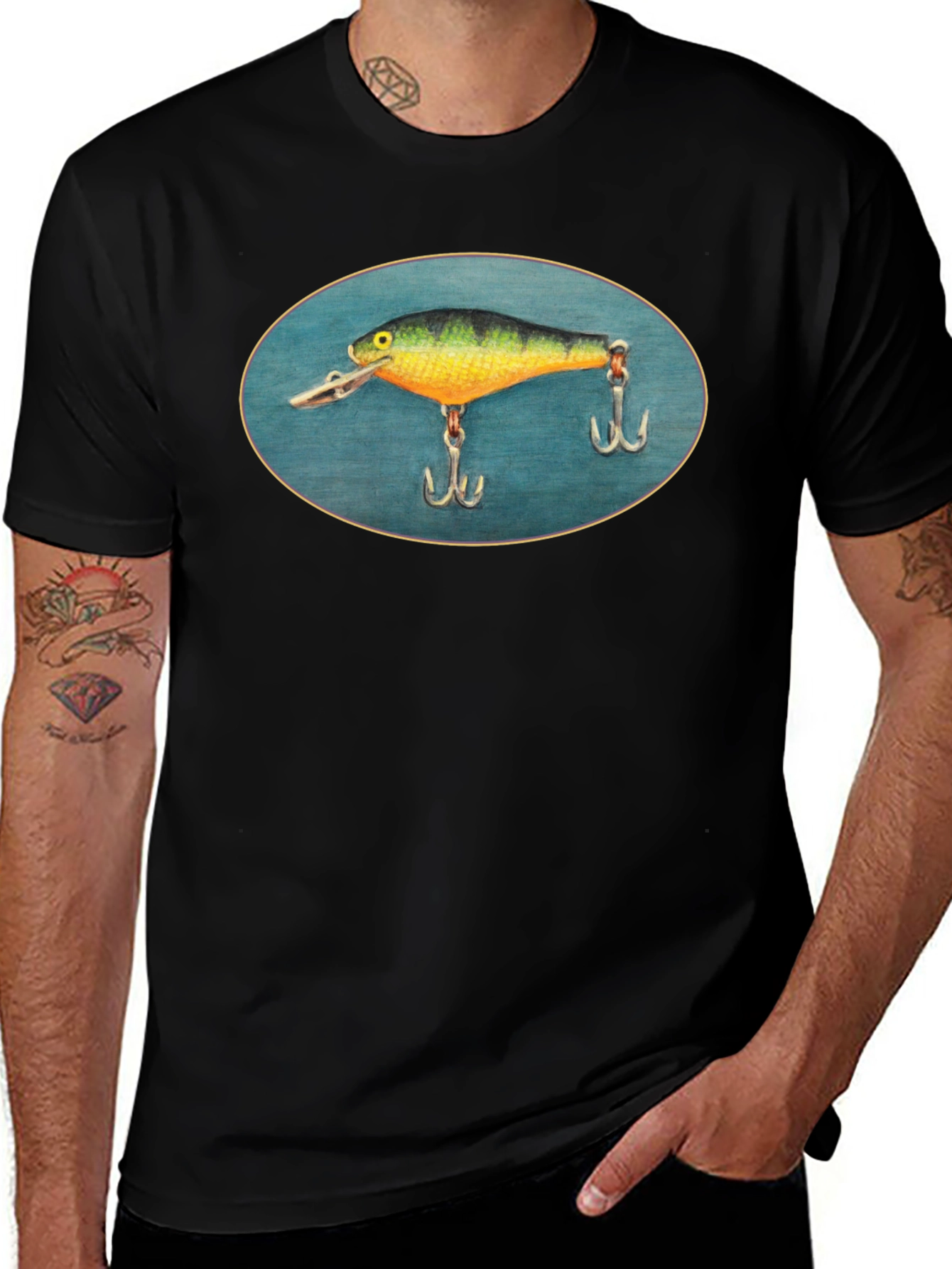 Fishing Lure Graphic T-Shirt - Anglers Delight