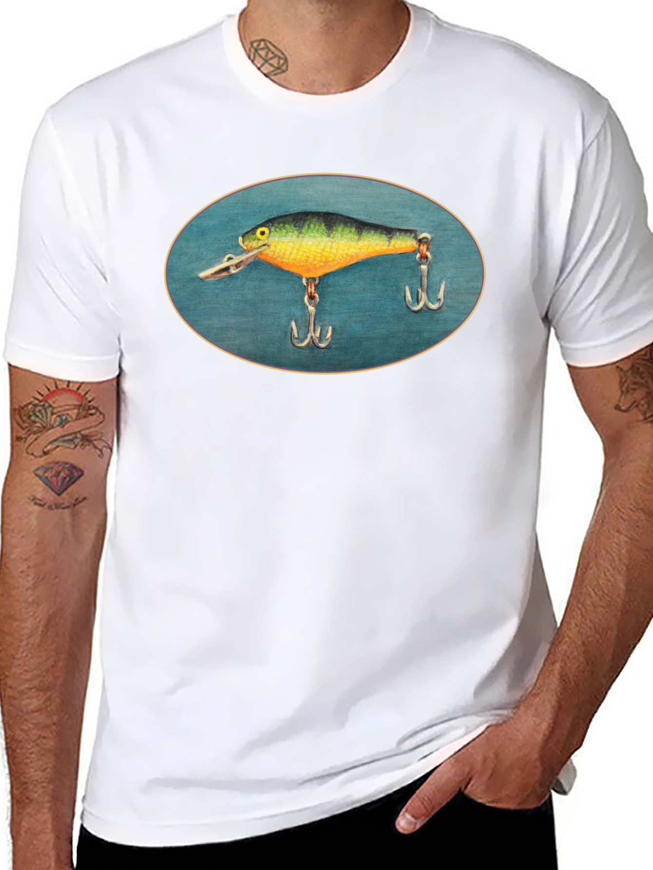 Fishing Lure Graphic T-Shirt - Anglers Delight