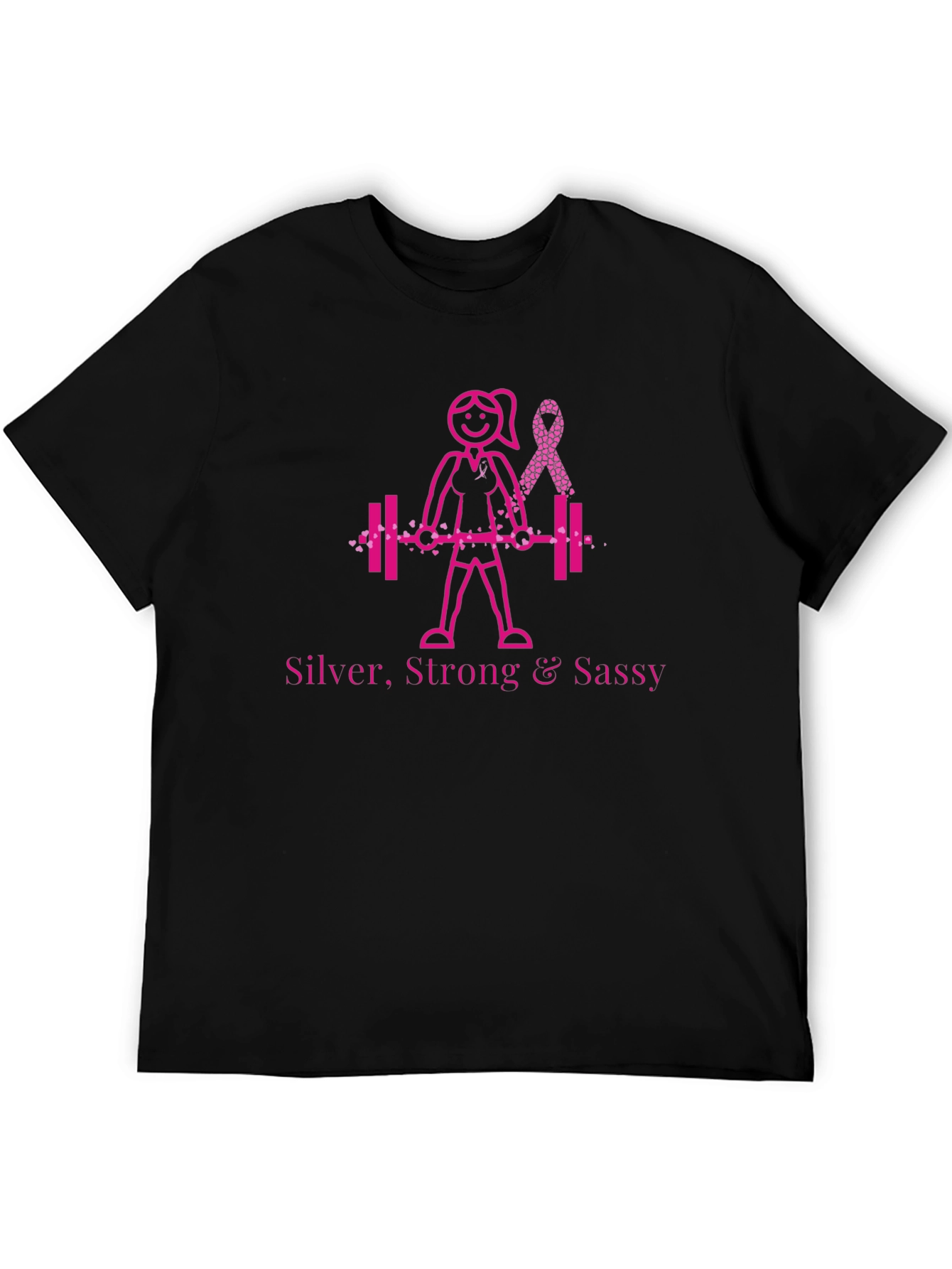 Silver Strong & Sassy Graphic Tee