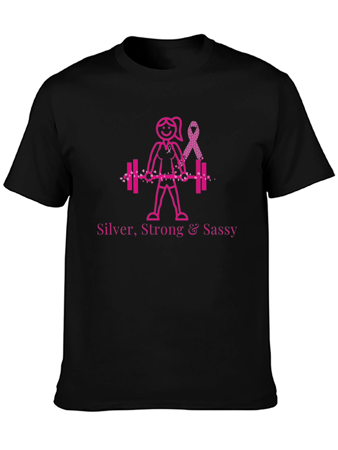 Silver Strong & Sassy Graphic Tee