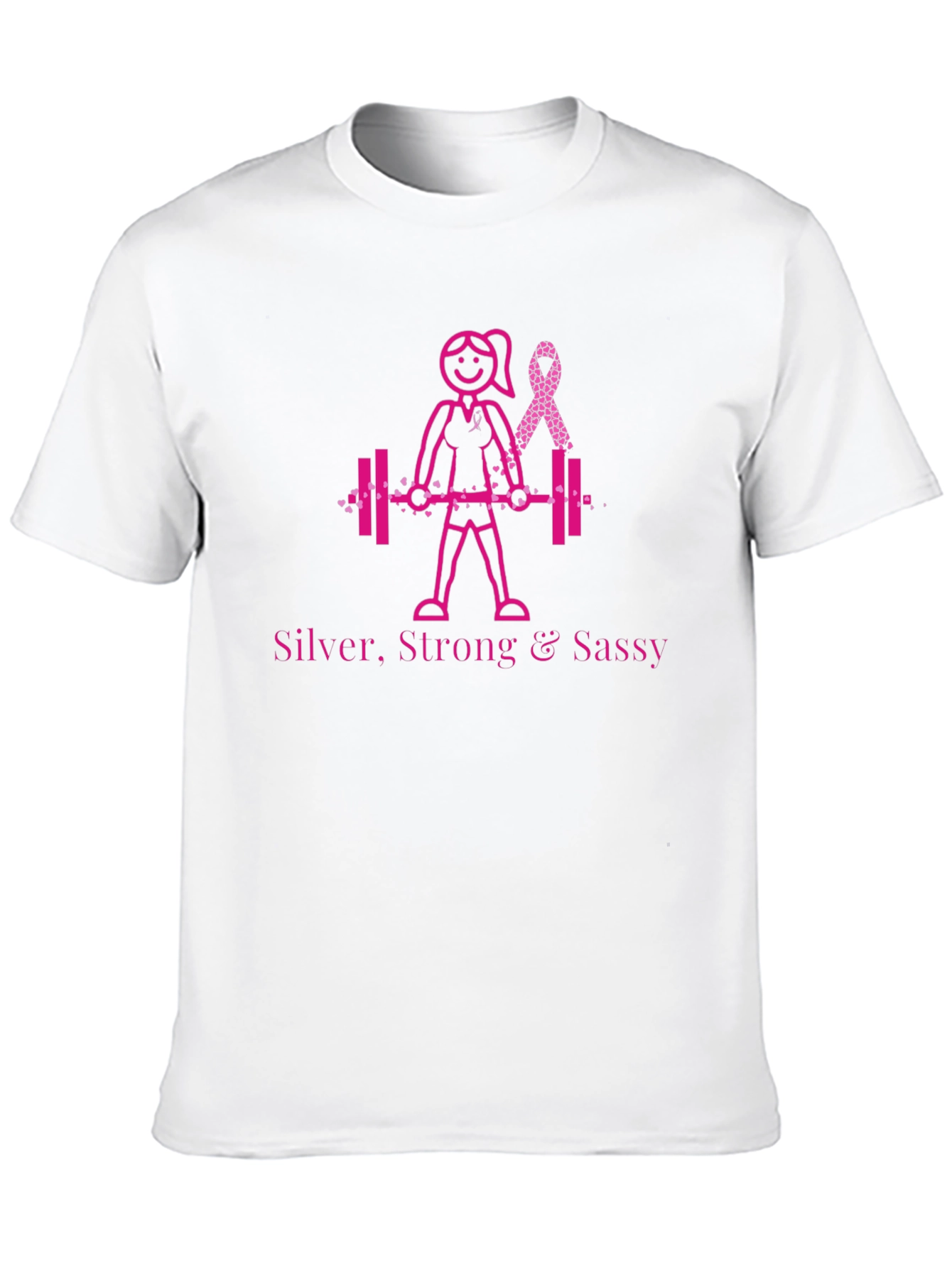 Silver Strong & Sassy Graphic Tee