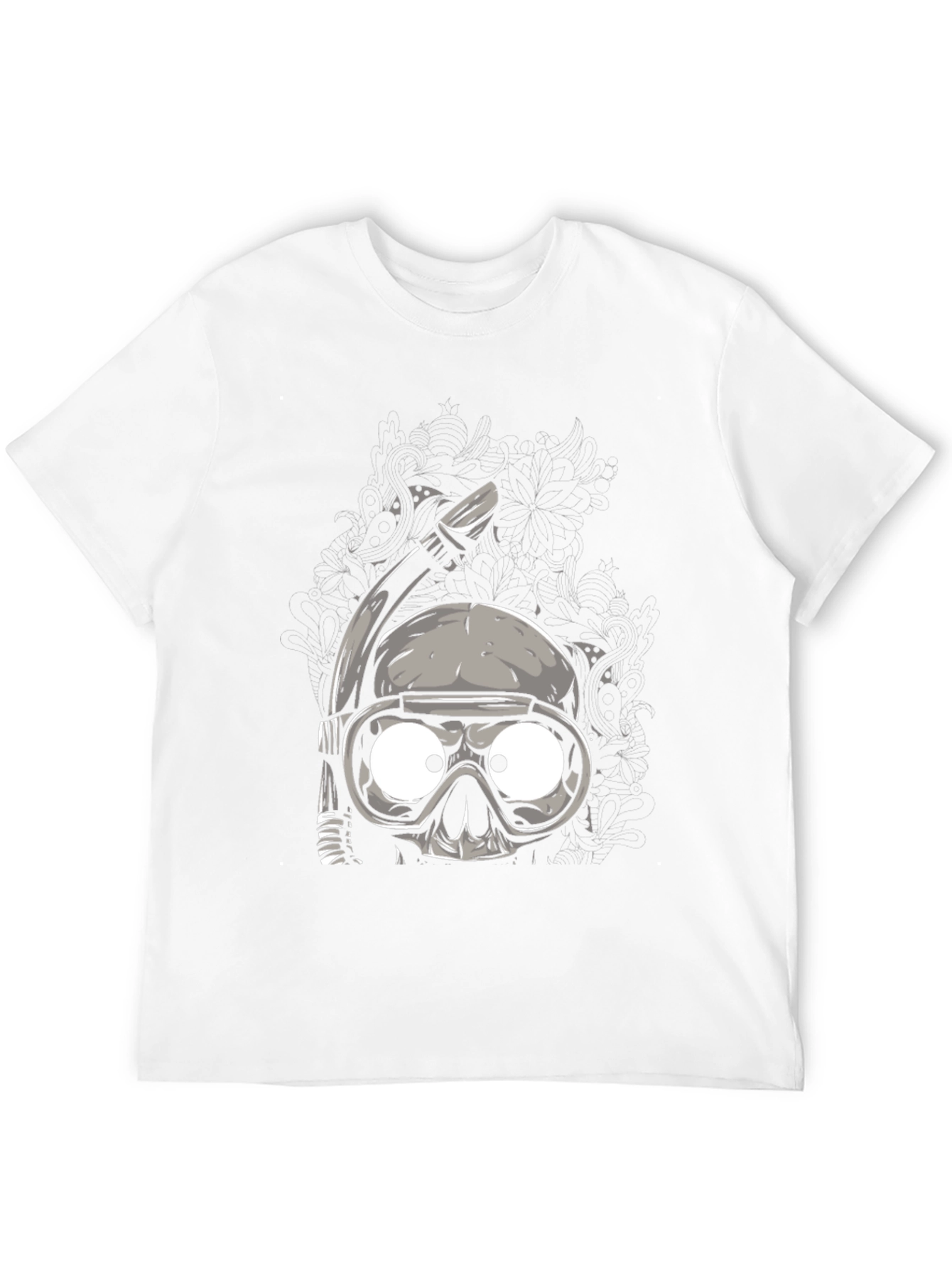 Skull Snorkel Graphic T-Shirt - Unique Design