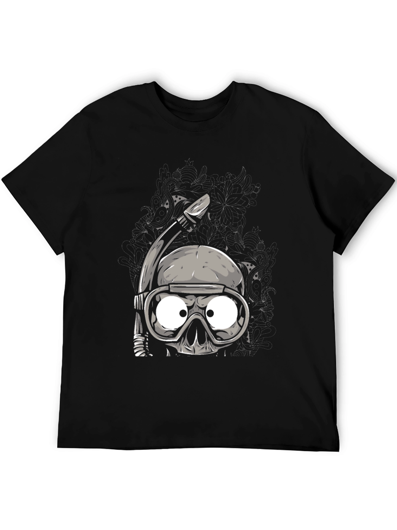 Skull Snorkel Graphic T-Shirt - Unique Design