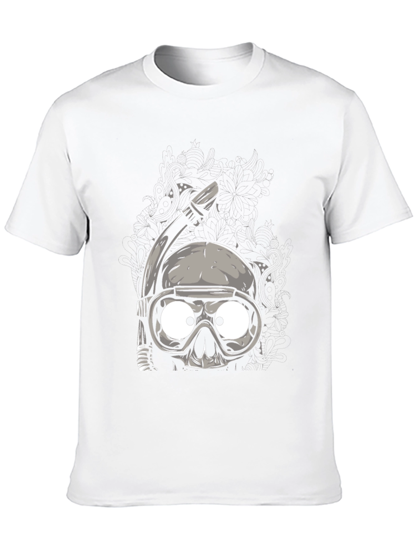 Skull Snorkel Graphic T-Shirt - Unique Design
