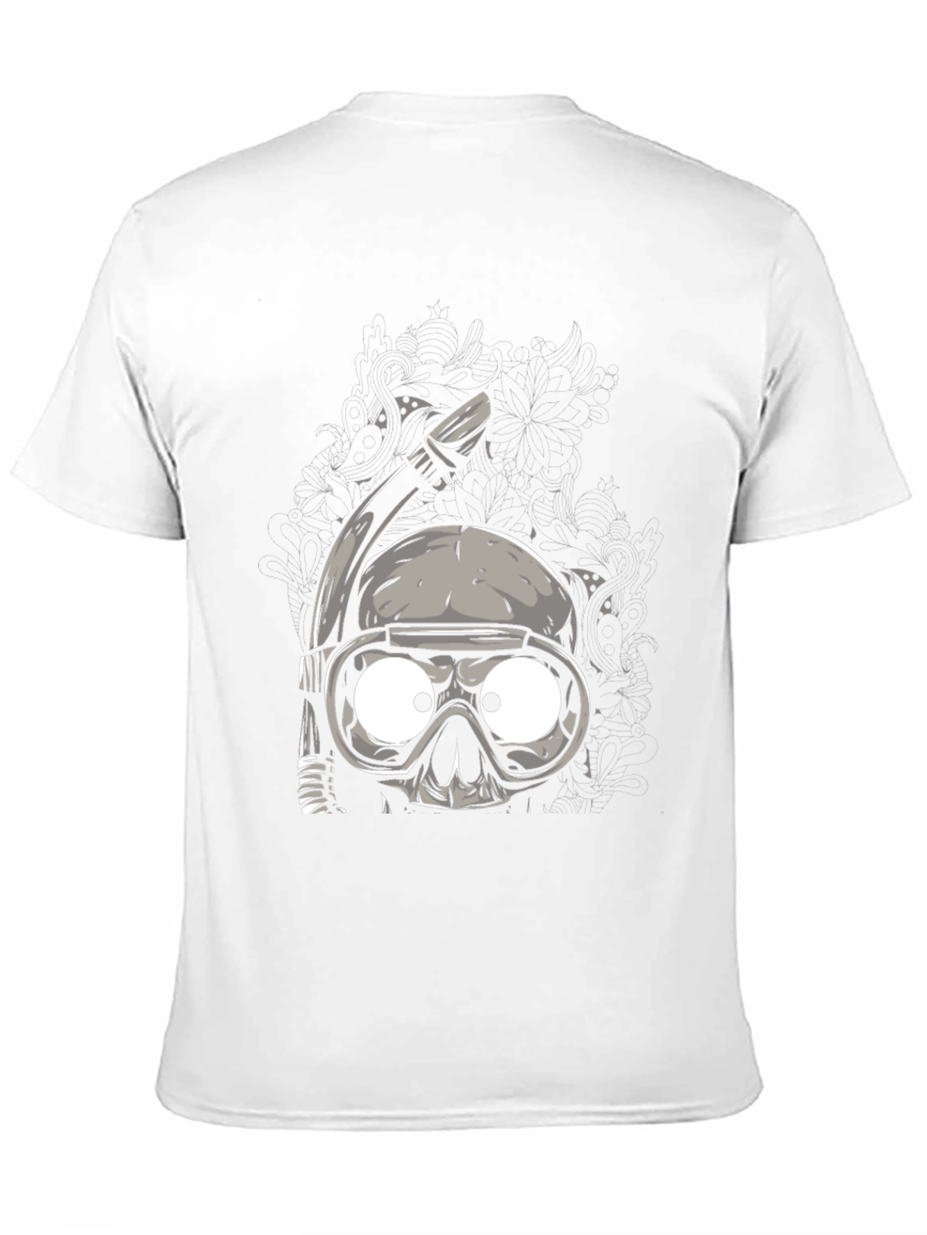 Skull Snorkel Graphic T-Shirt - Unique Design