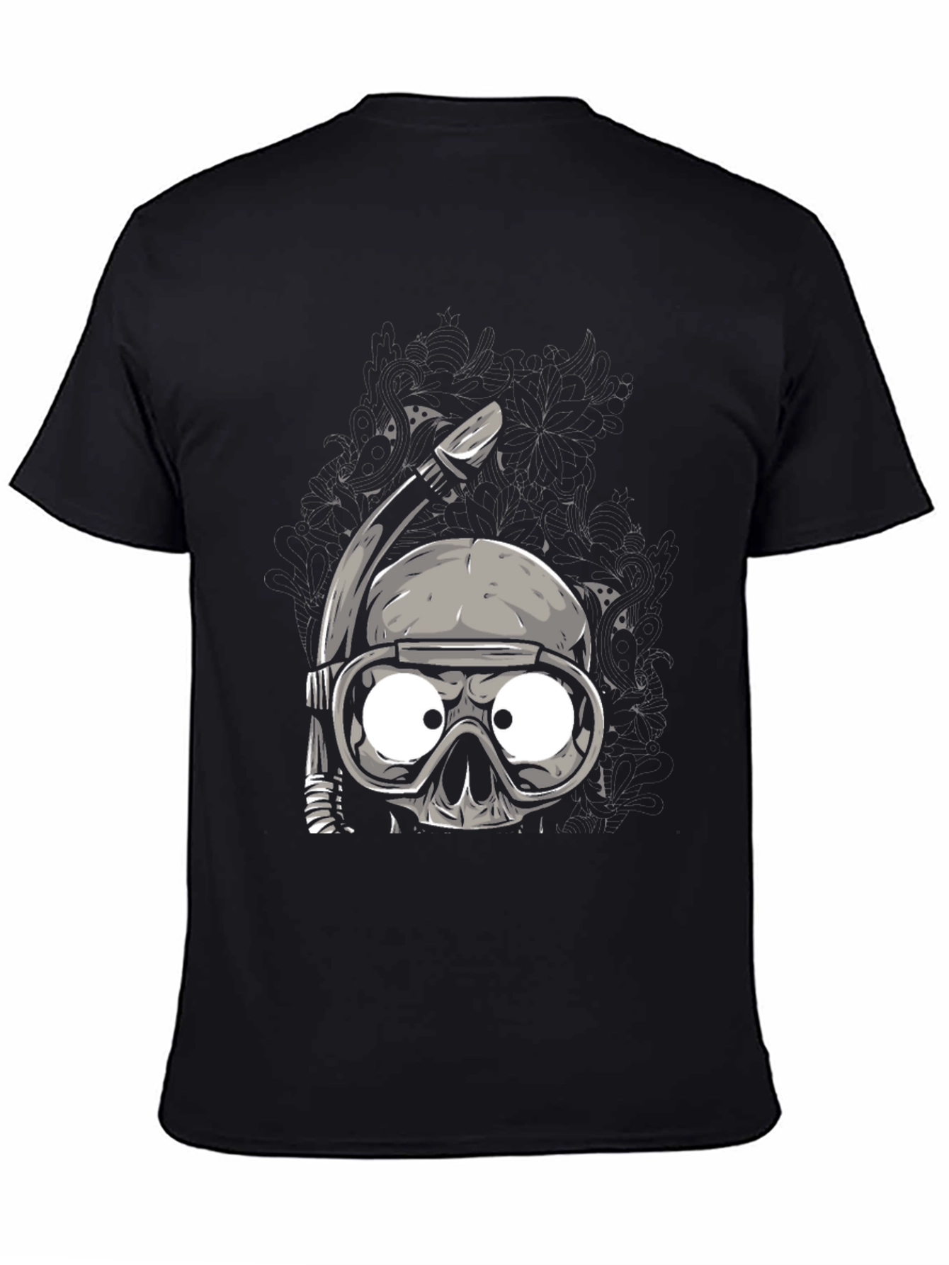 Skull Snorkel Graphic T-Shirt - Unique Design