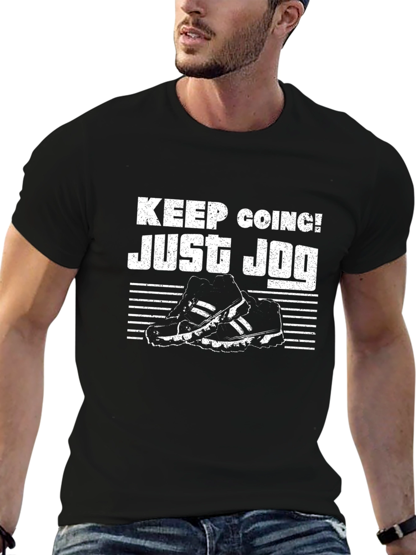 Keep Going! Just Jog Graphic Tee