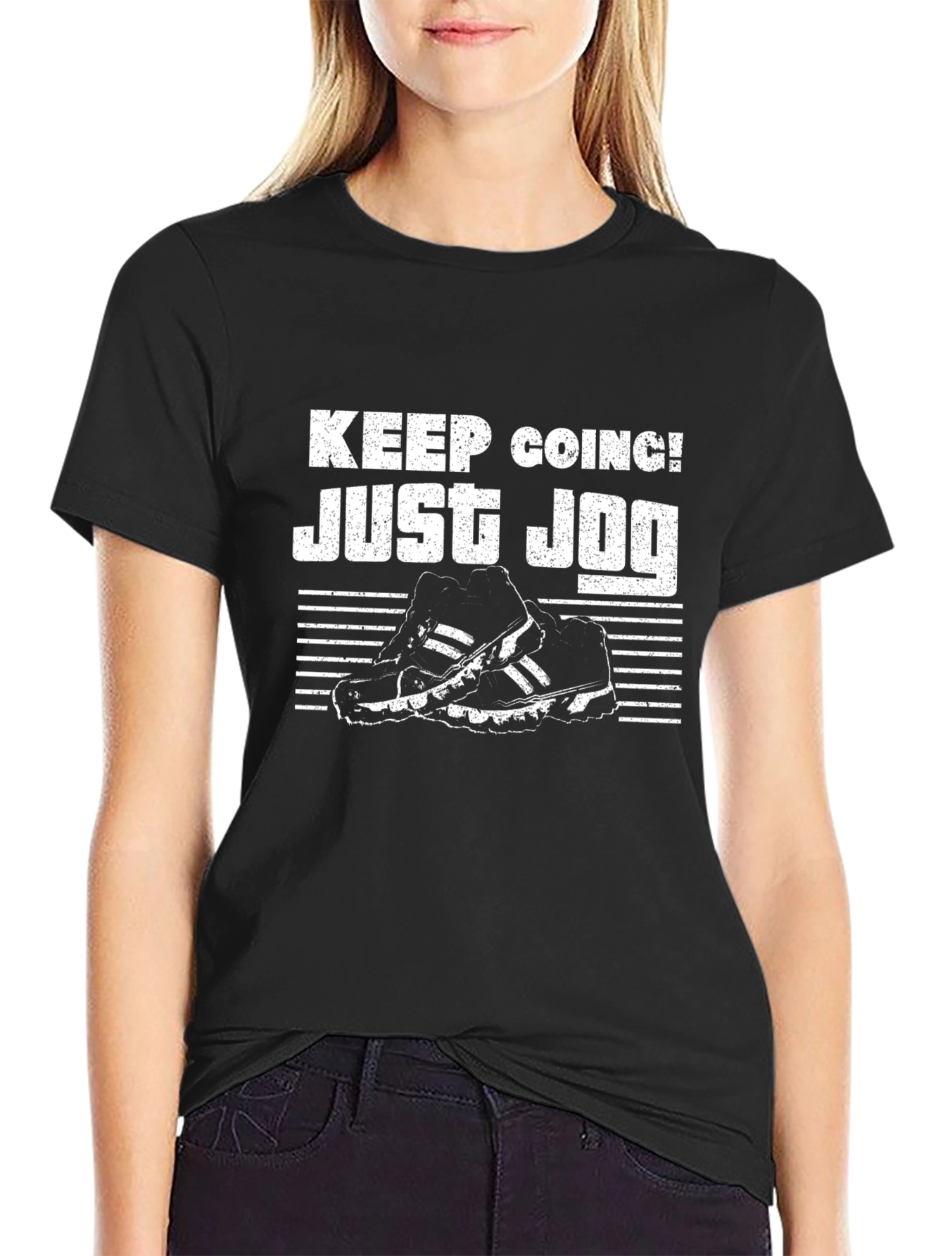Keep Going! Just Jog Graphic Tee
