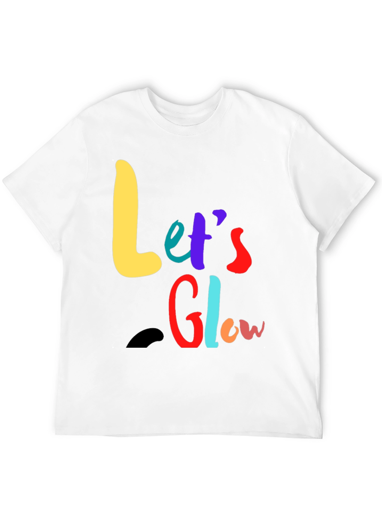 Lets Glow Graphic Tee - Vibrant & Fun
