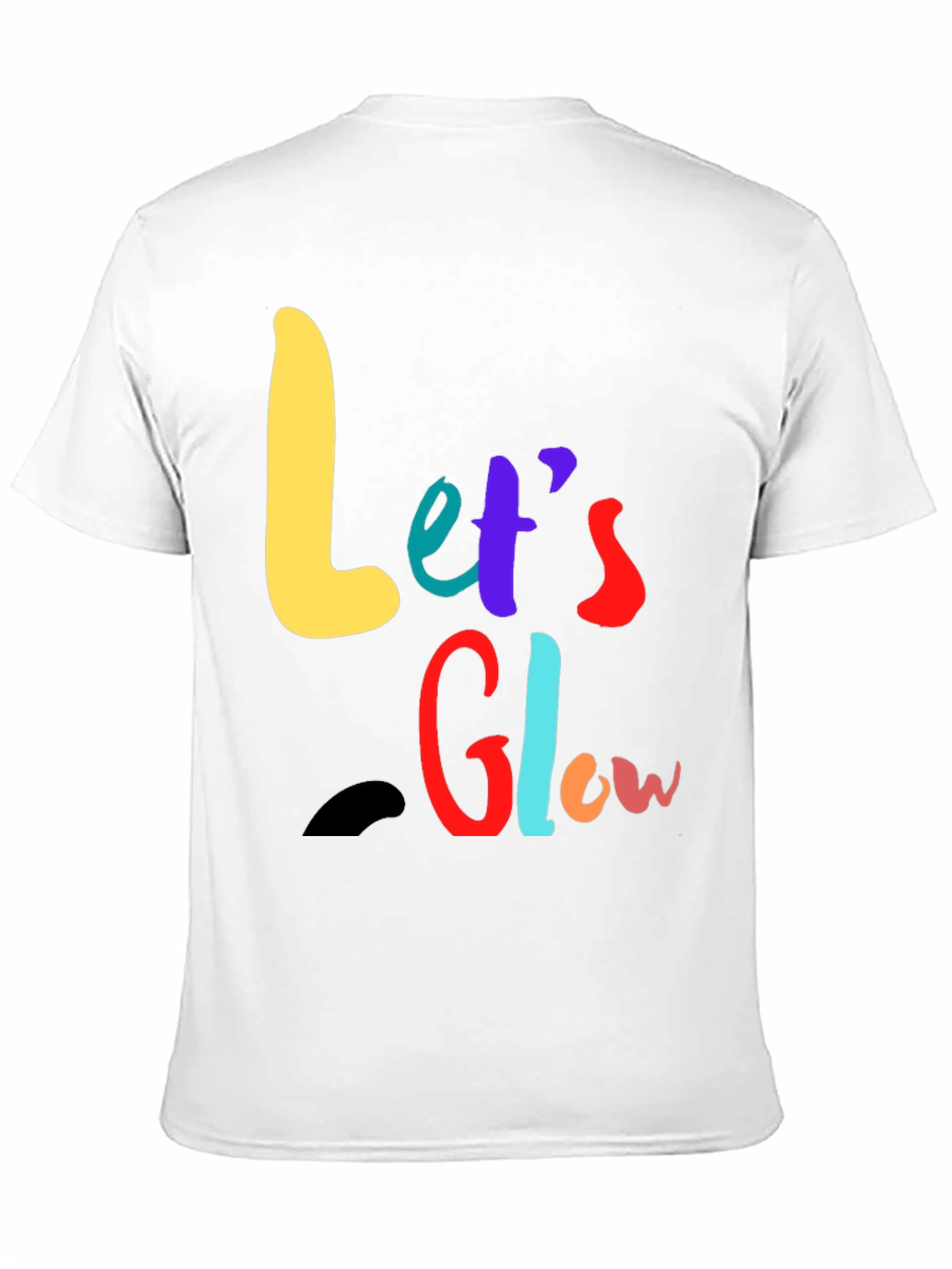 Lets Glow Graphic Tee - Vibrant & Fun
