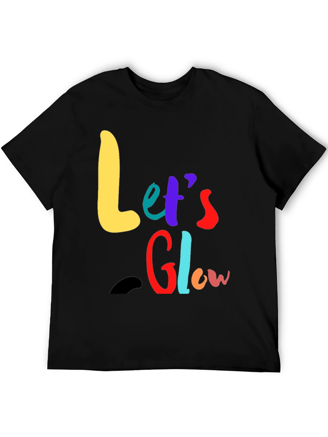 Lets Glow Graphic Tee - Vibrant & Fun