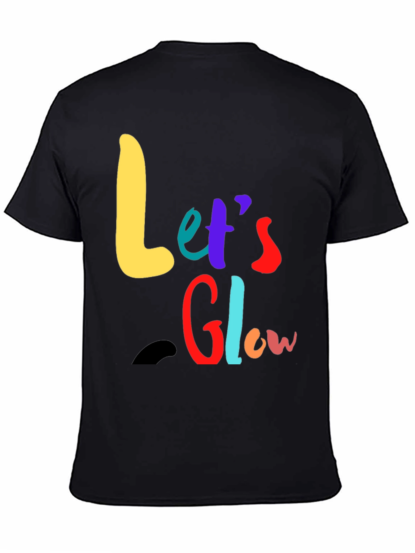 Lets Glow Graphic Tee - Vibrant & Fun