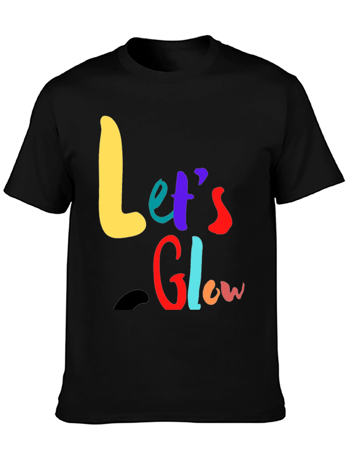 Lets Glow Graphic Tee - Vibrant & Fun