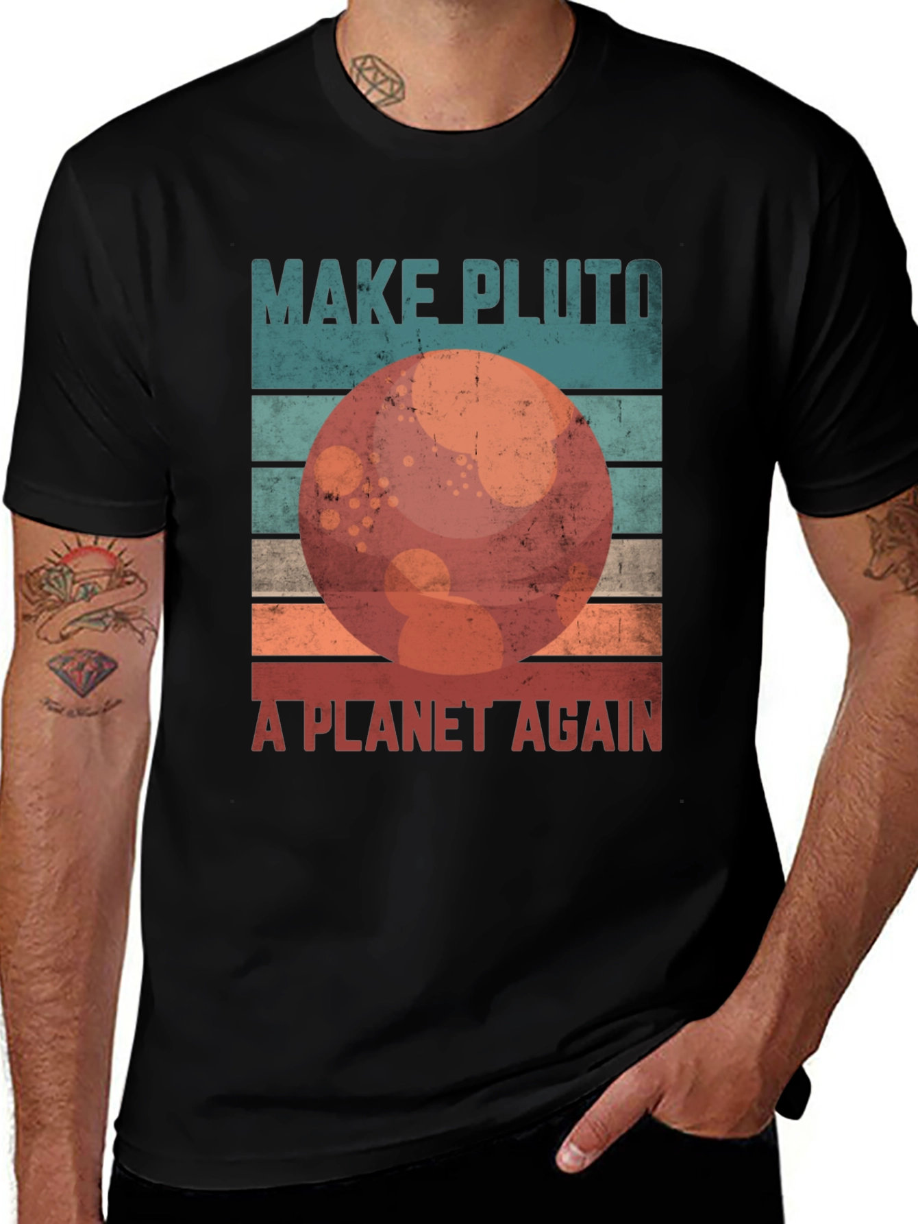 Make Pluto a Planet Again Graphic T-Shirt