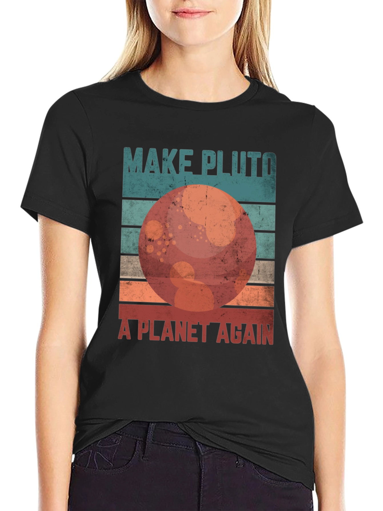 Make Pluto a Planet Again Graphic T-Shirt
