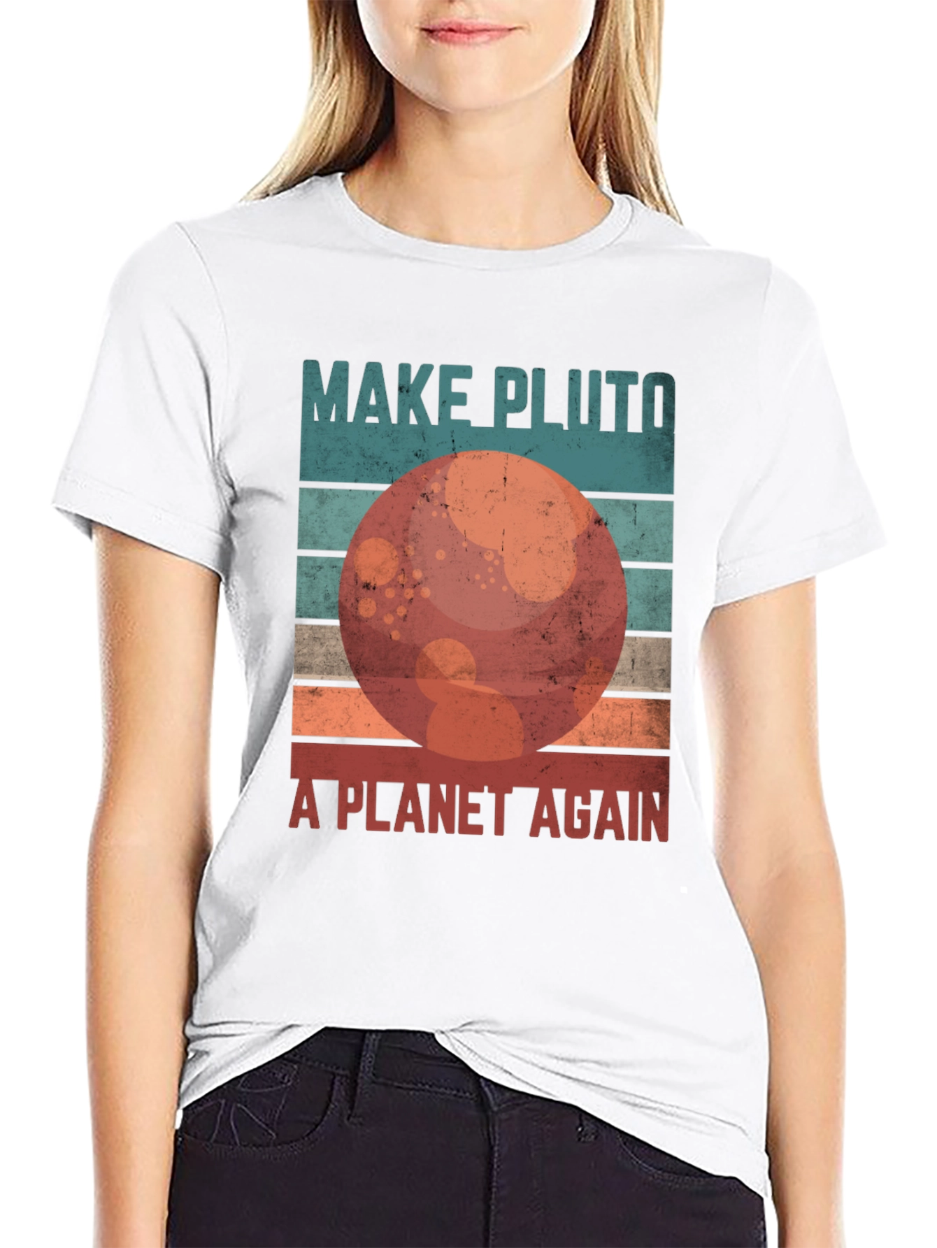 Make Pluto a Planet Again Graphic T-Shirt