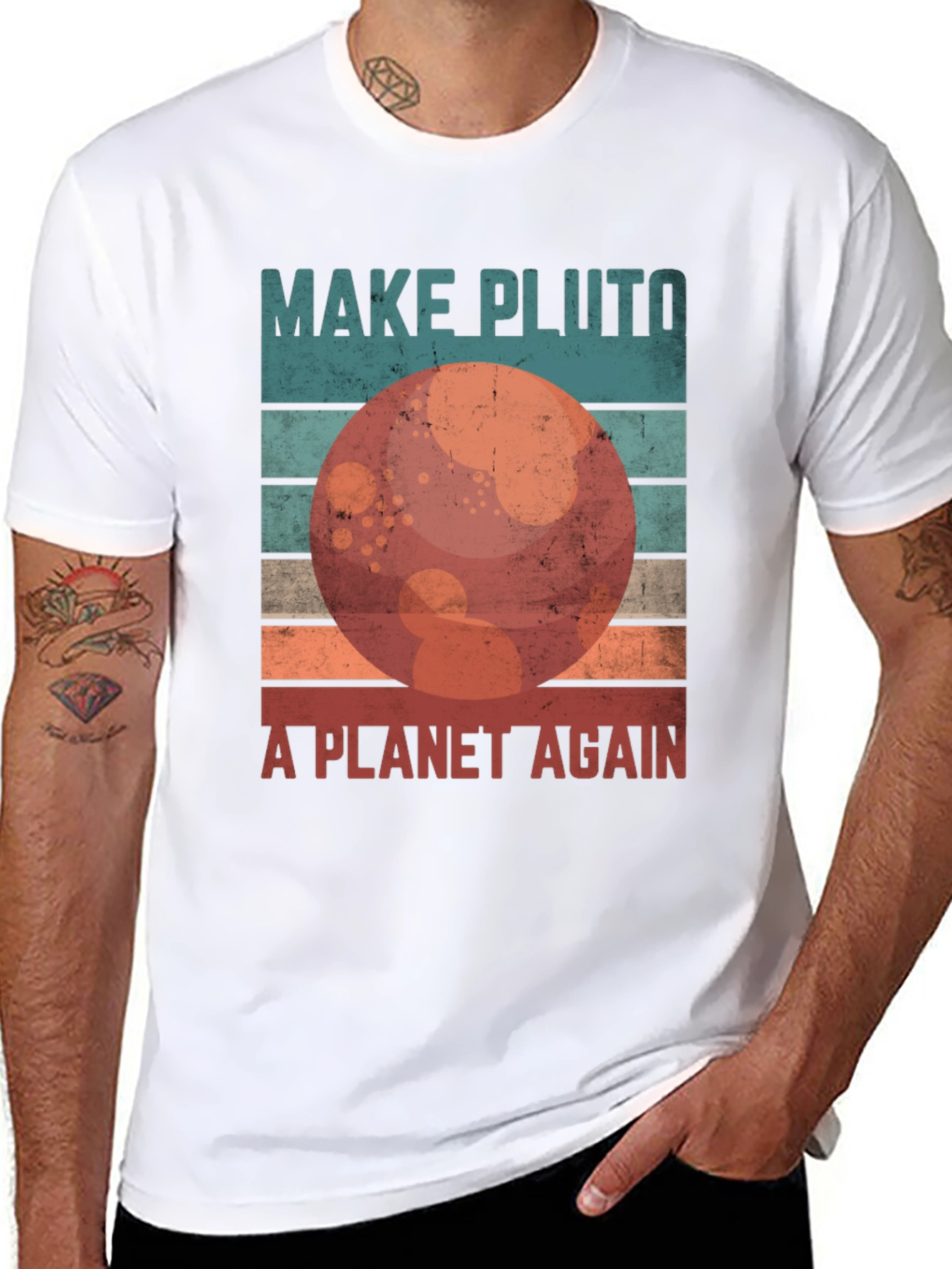 Make Pluto a Planet Again Graphic T-Shirt