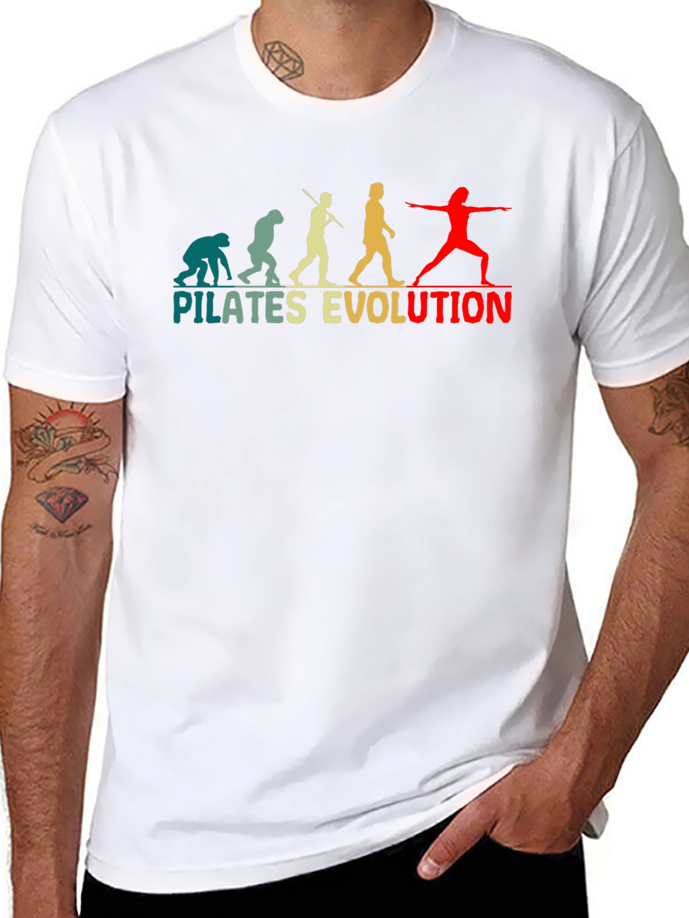 Pilates Evolution Black T-Shirt