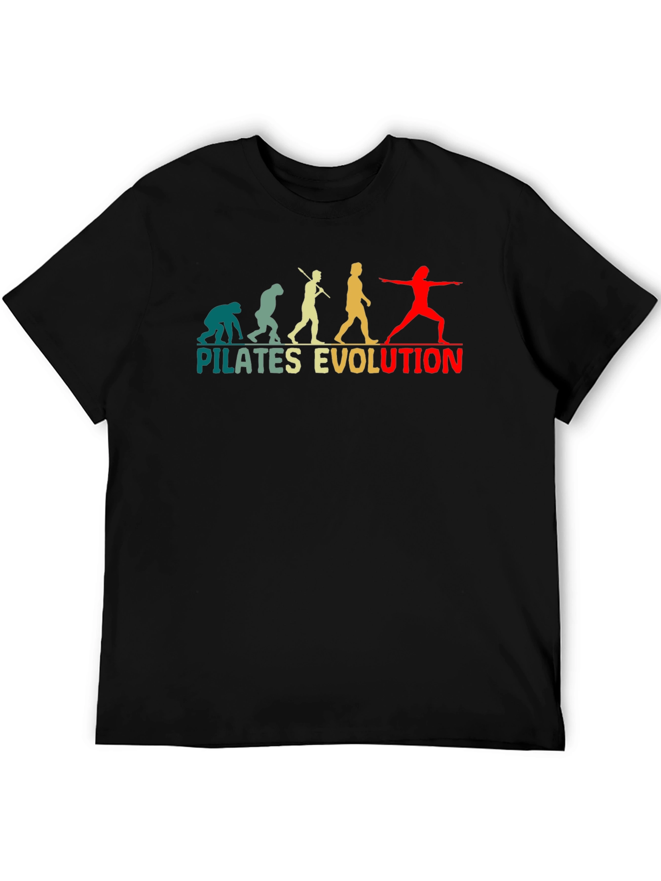 Pilates Evolution Black T-Shirt